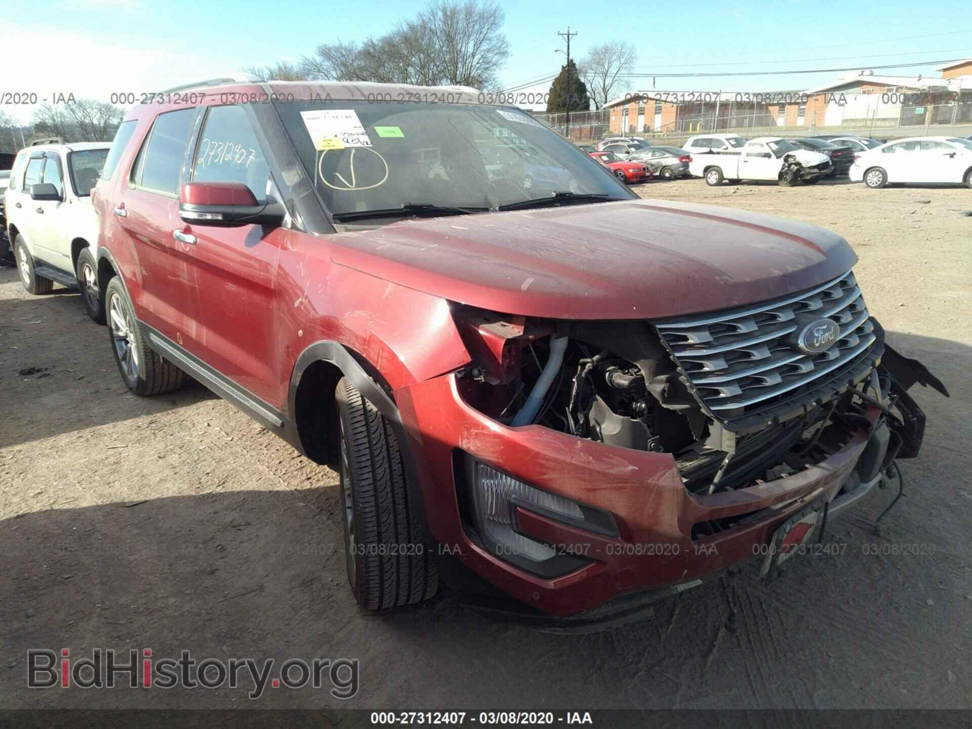 Фотография 1FM5K8F89GGA52932 - FORD EXPLORER 2016