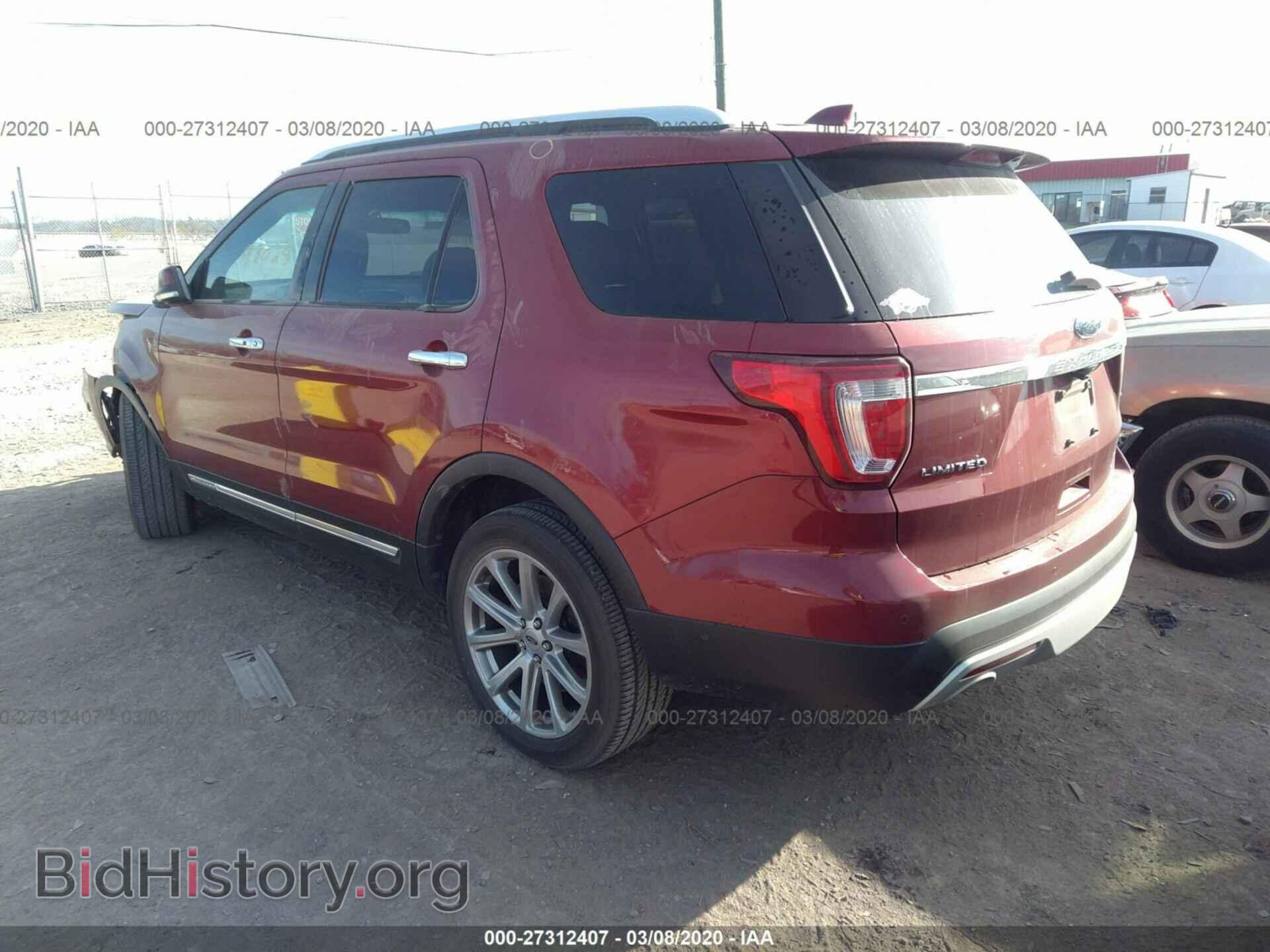 2016 FORD EXPLORER - VIN: 1FM5K8F89GGA52932 - Photo 3