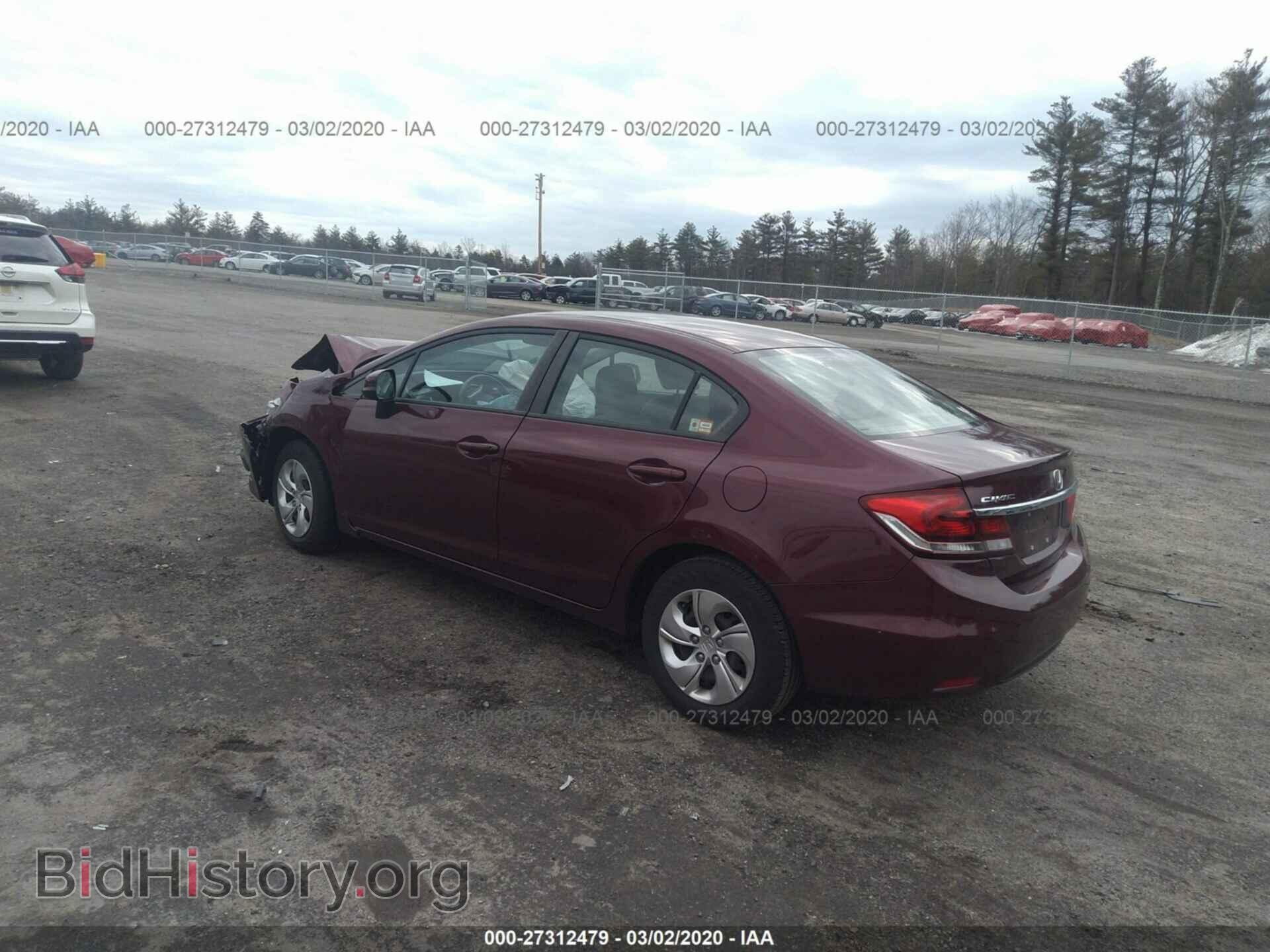 2013 HONDA CIVIC - VIN: 2HGFB2F55DH582392 - Фото 3