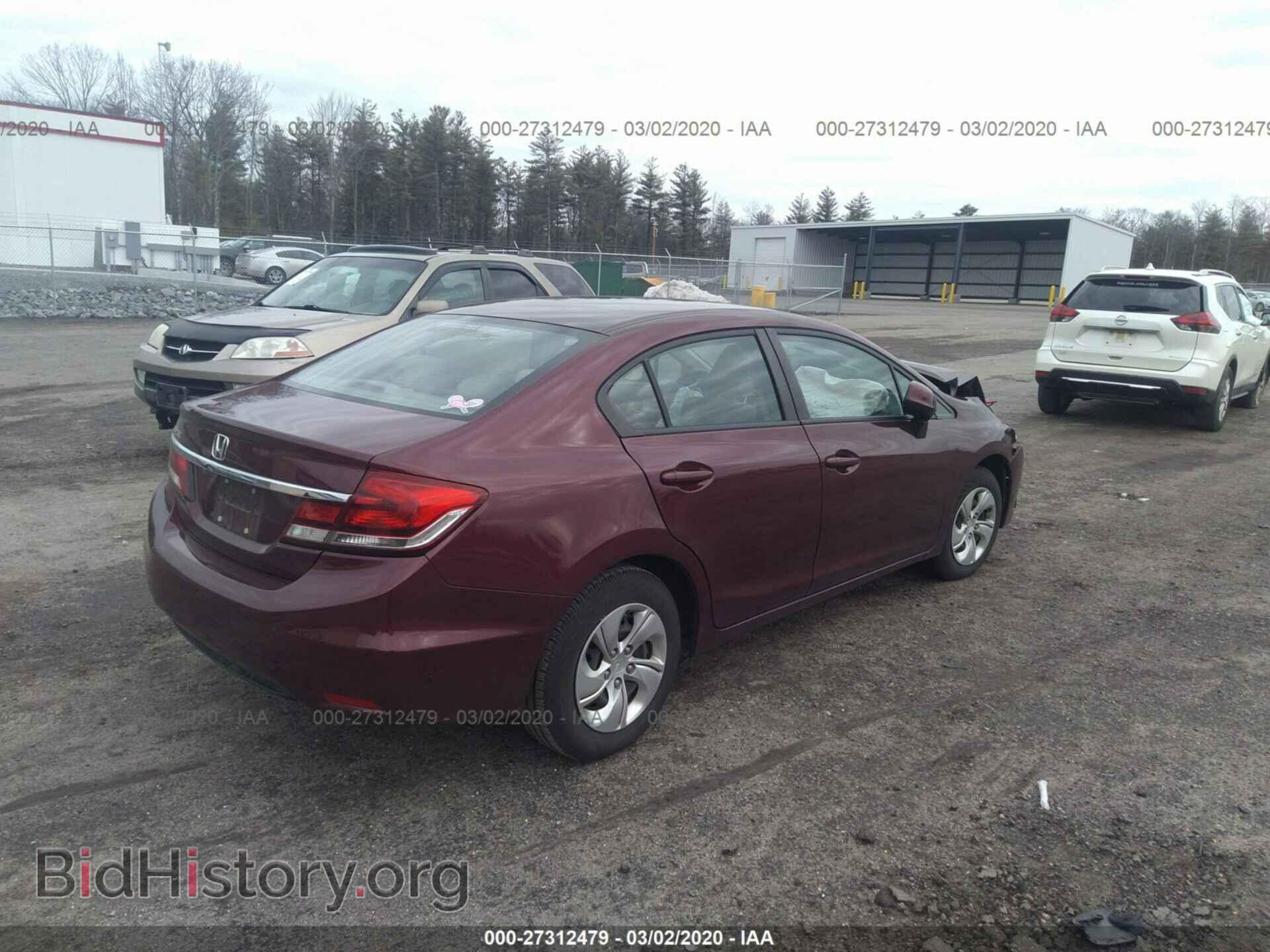 2013 HONDA CIVIC - VIN: 2HGFB2F55DH582392 - Фото 4