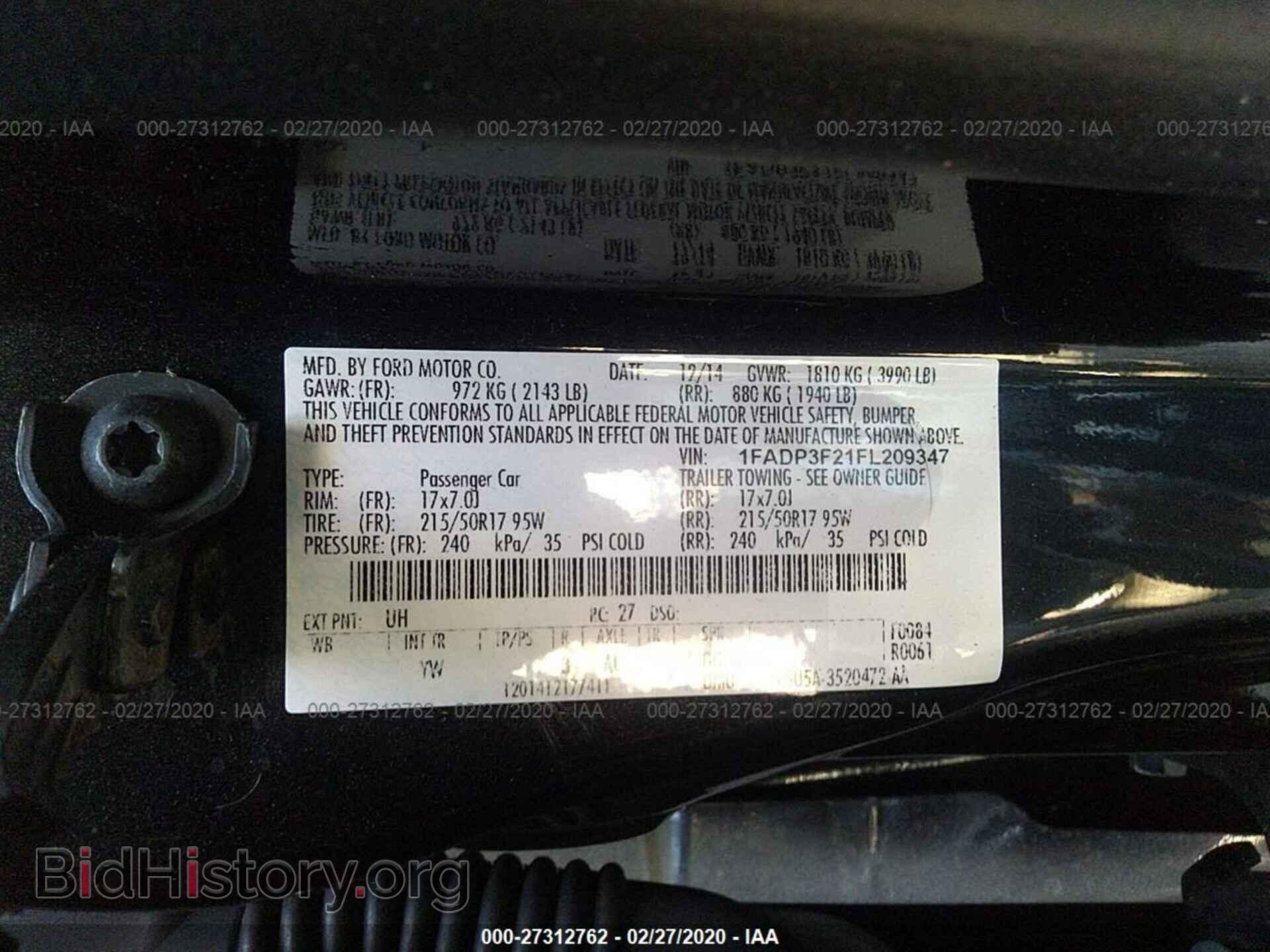 2015 FORD FOCUS - VIN: 1FADP3F21FL209347 - Photo 9