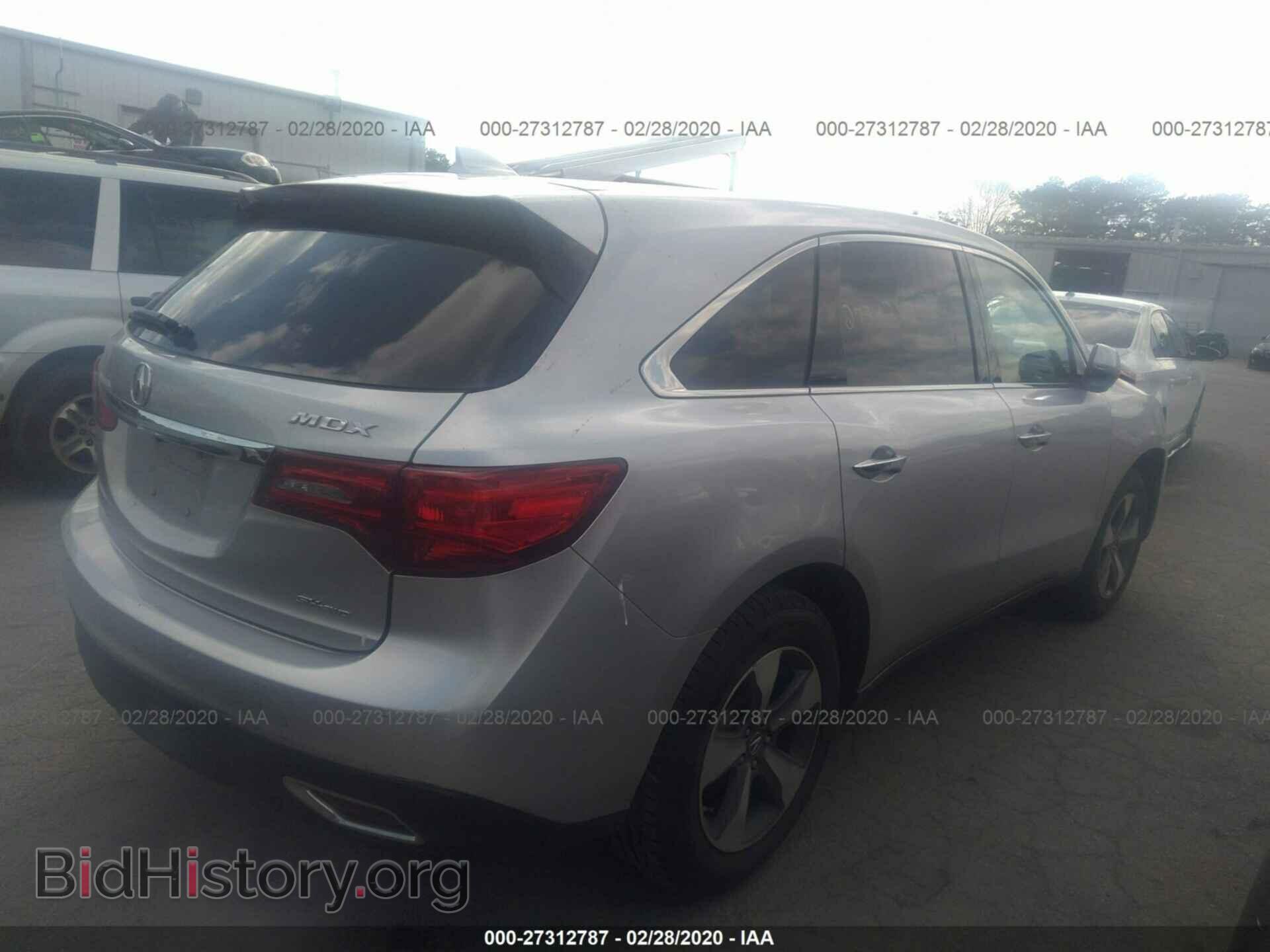 2014 ACURA MDX - VIN: 5FRYD4H28EB037826 - Фото 4