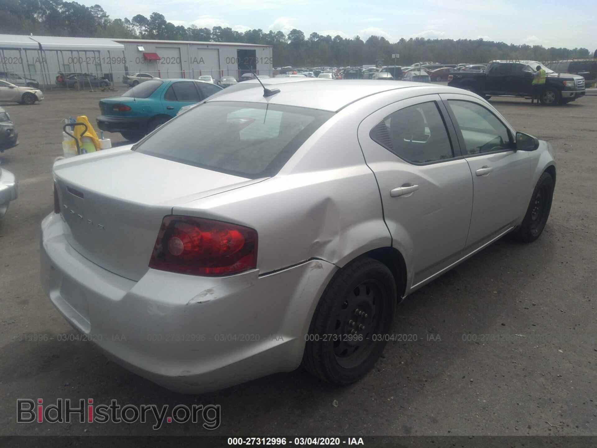 2012 DODGE AVENGER - VIN: 1C3CDZABXCN138095 - Фото 4
