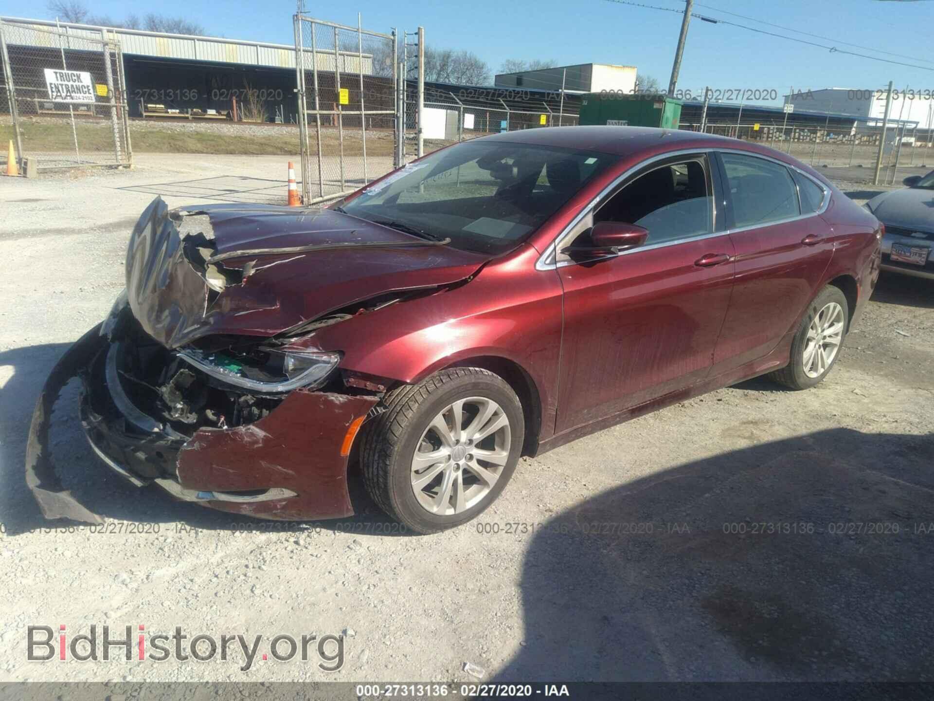 2015 CHRYSLER 200 - VIN: 1C3CCCAB5FN734123 - Фото 2