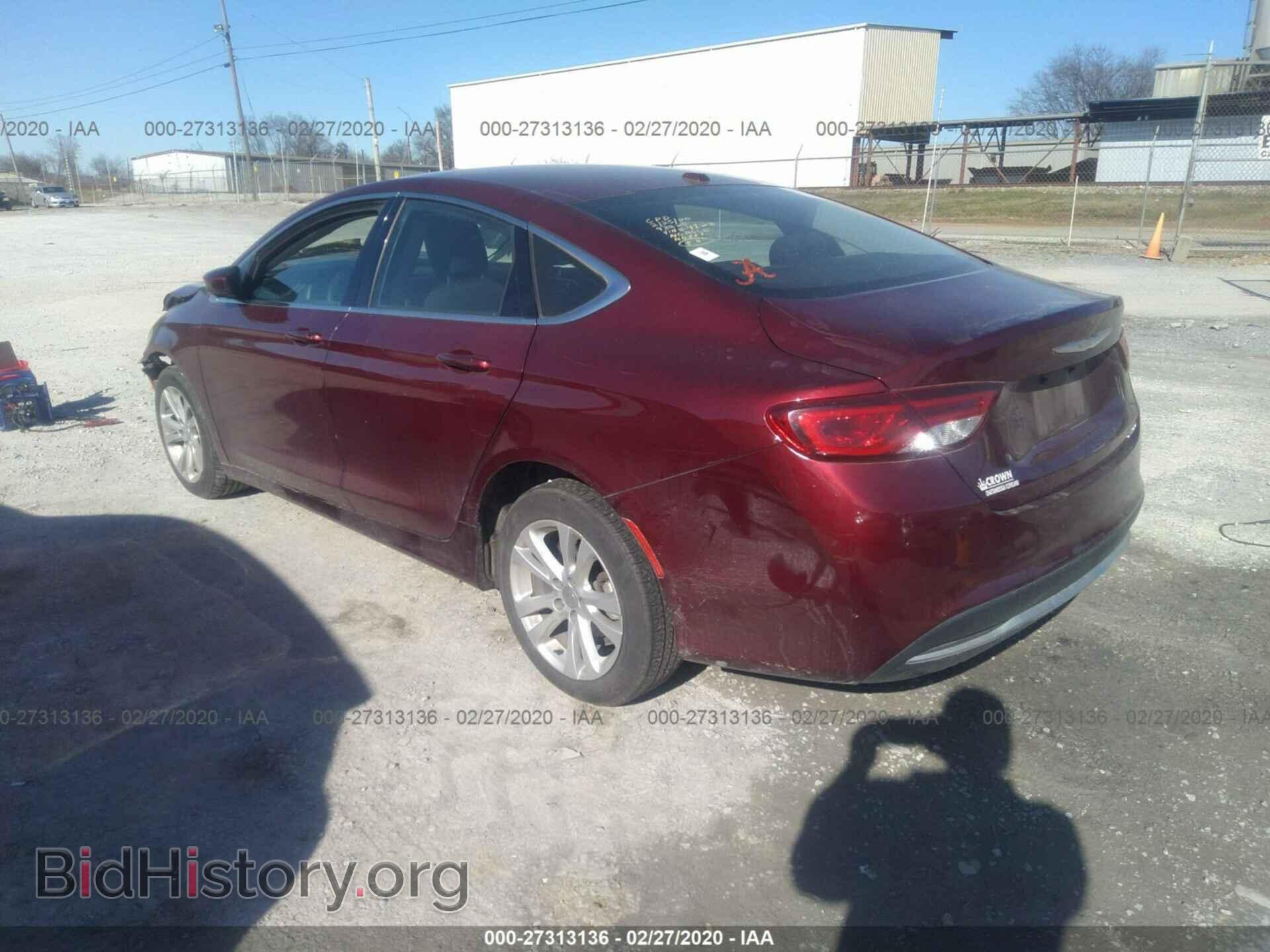 2015 CHRYSLER 200 - VIN: 1C3CCCAB5FN734123 - Фото 3