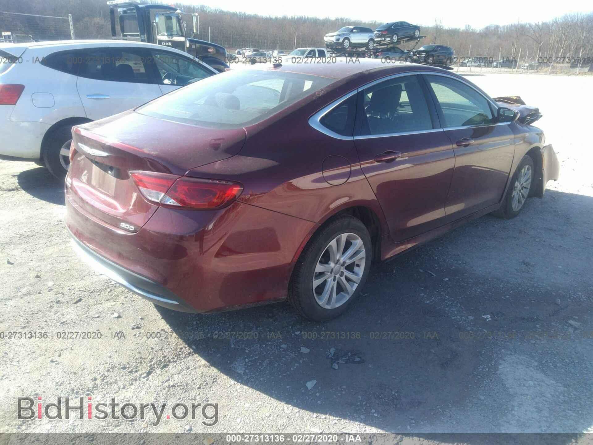 2015 CHRYSLER 200 - VIN: 1C3CCCAB5FN734123 - Фото 4