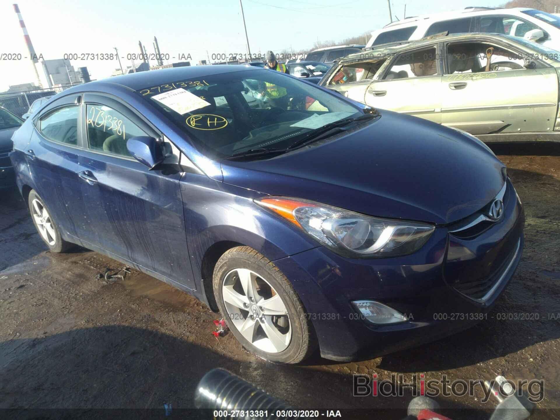 Photo 5NPDH4AEXDH275976 - HYUNDAI ELANTRA 2013