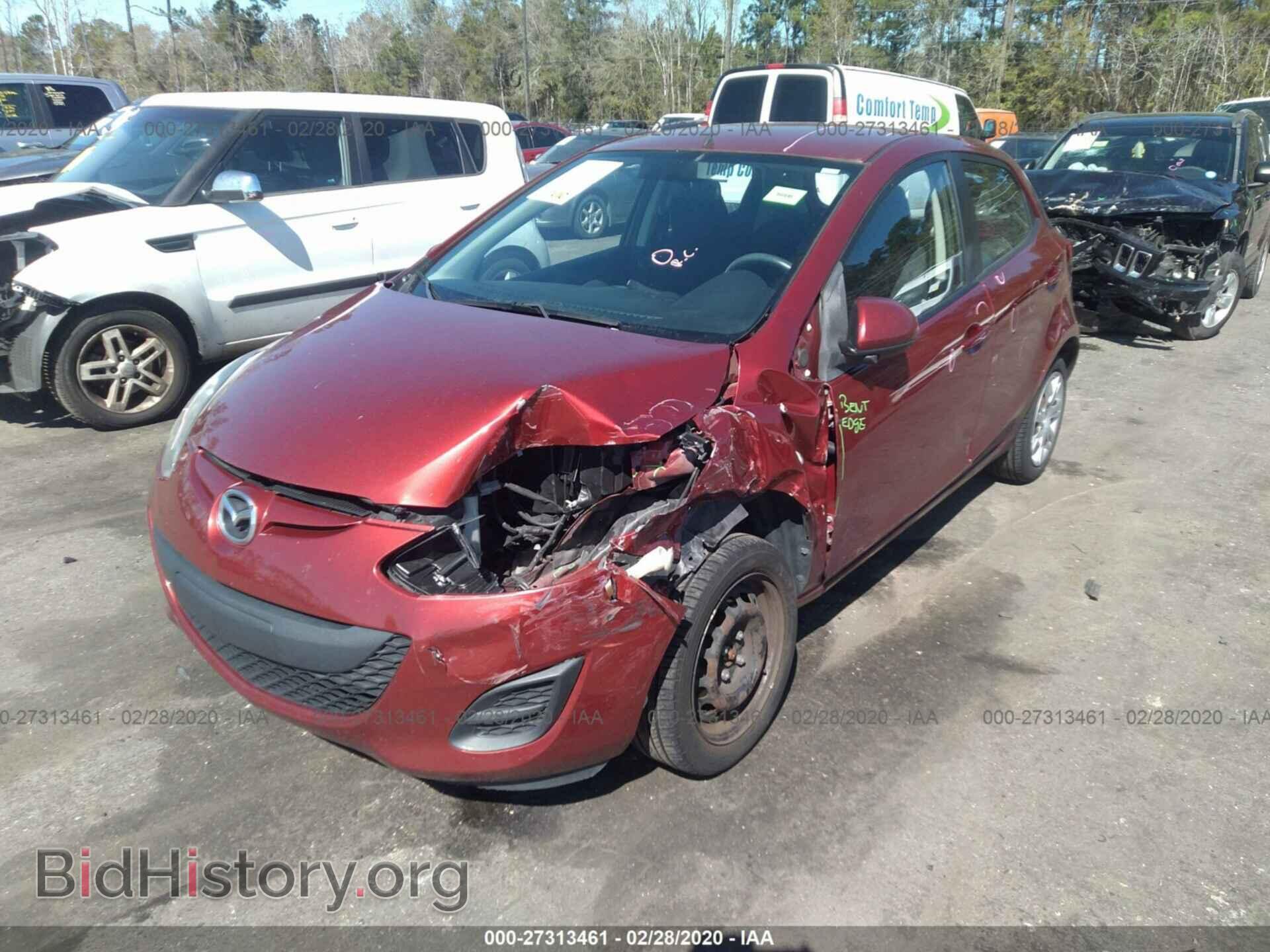 2014 MAZDA MAZDA2 - VIN: JM1DE1KY7E0174232 - Фото 2