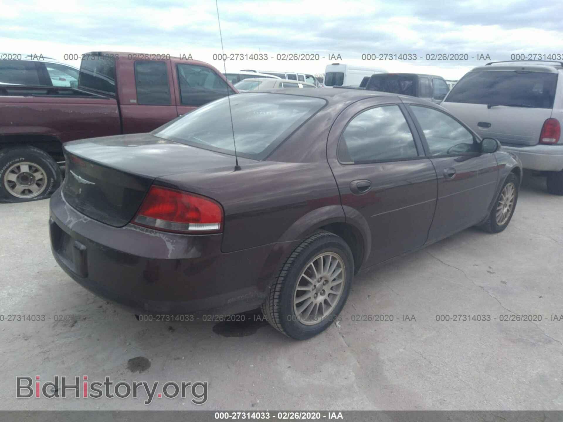 2004 CHRYSLER SEBRING - VIN: 1C3EL46X94N356971 - Фото 4
