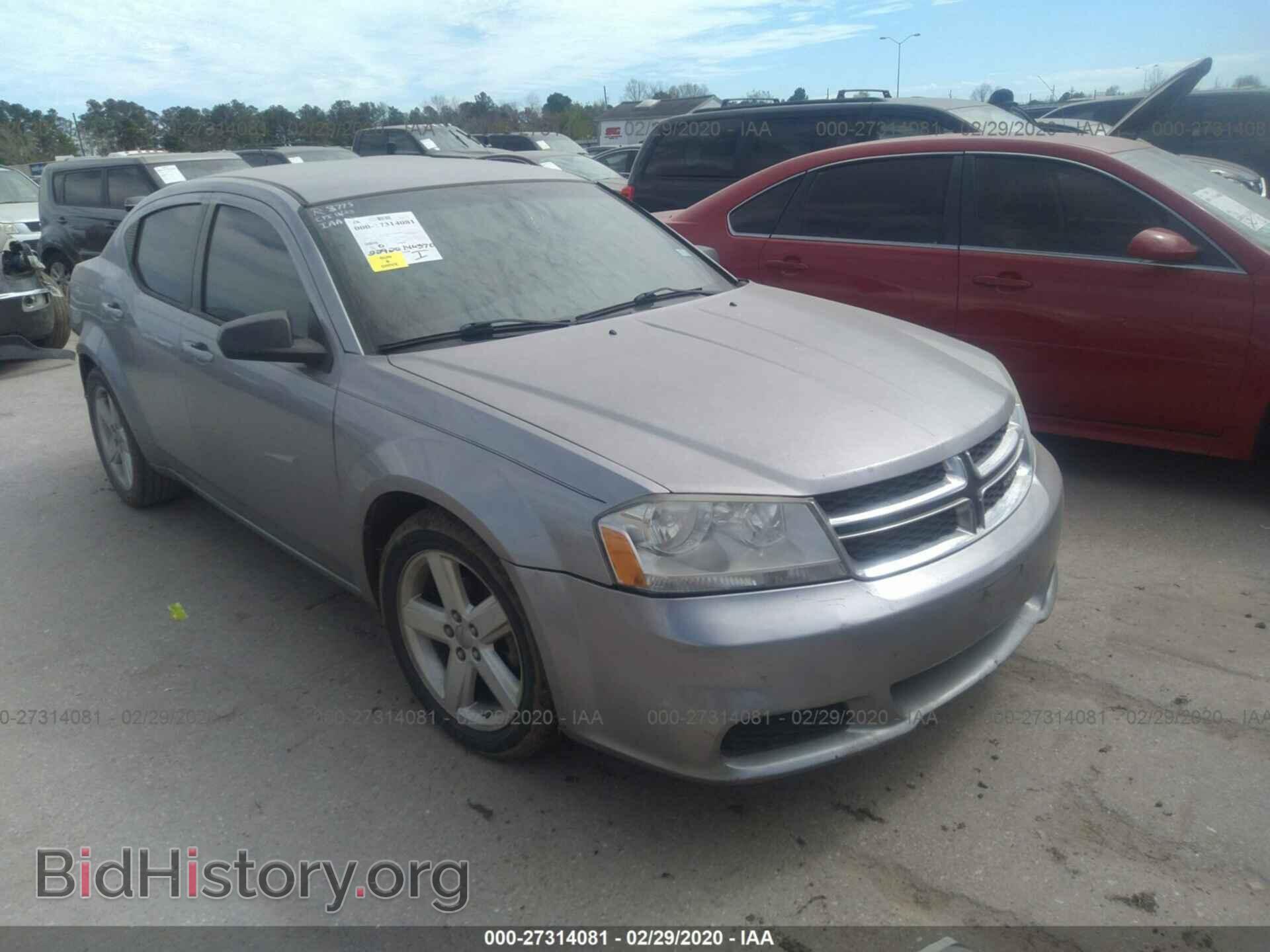 Фотография 1C3CDZAB7DN664802 - DODGE AVENGER 2013