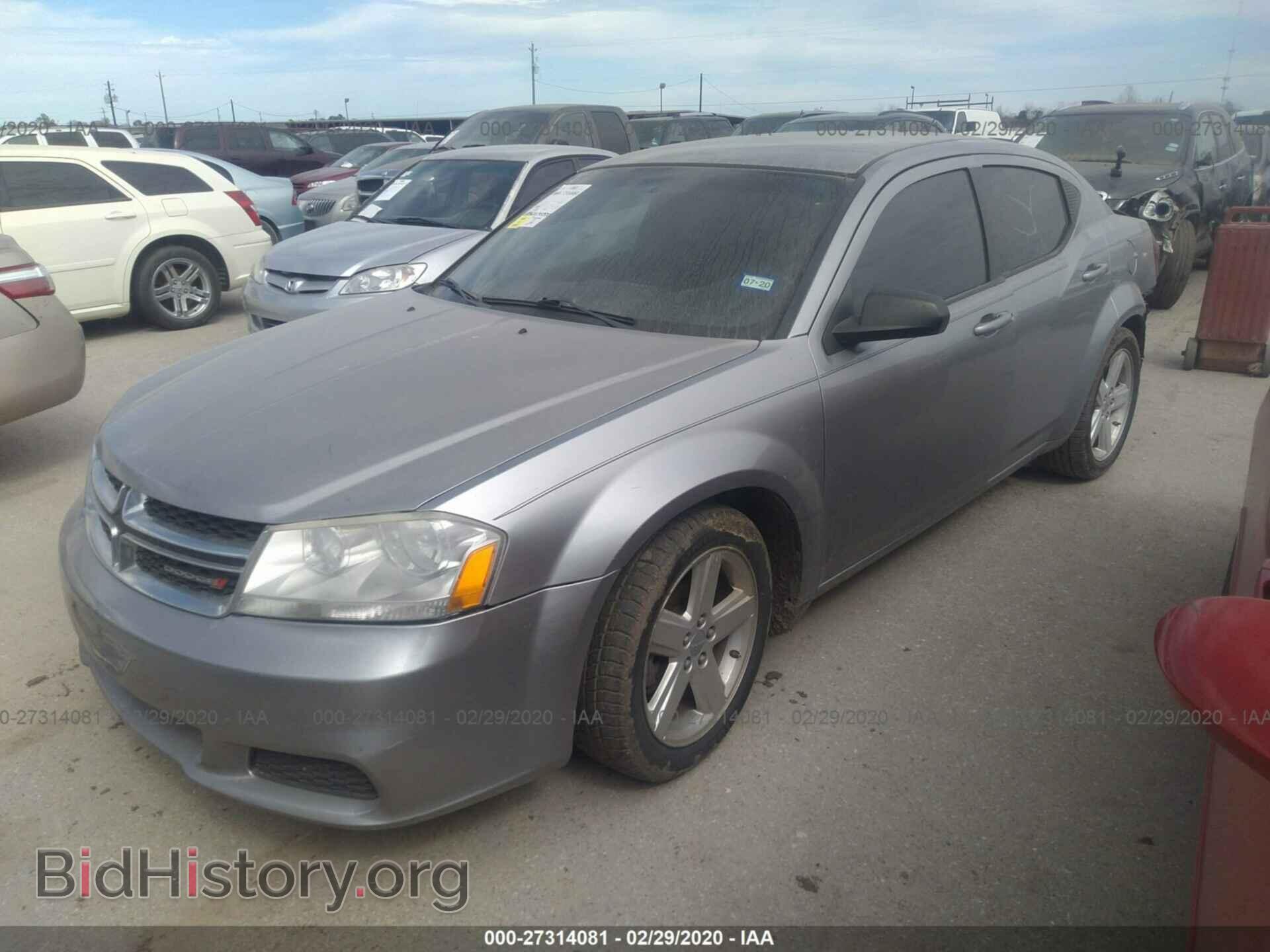 2013 DODGE AVENGER - VIN: 1C3CDZAB7DN664802 - Фото 2