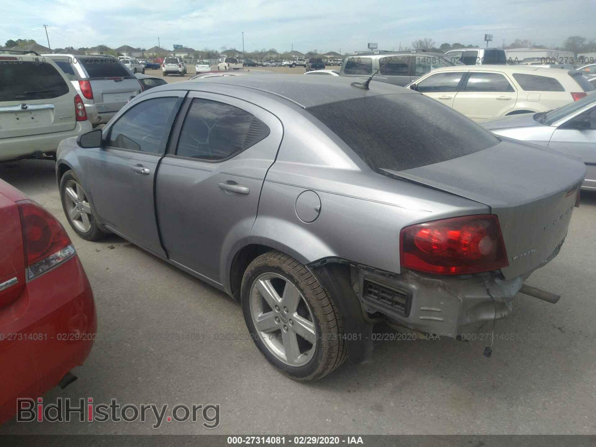 2013 DODGE AVENGER - VIN: 1C3CDZAB7DN664802 - Фото 3