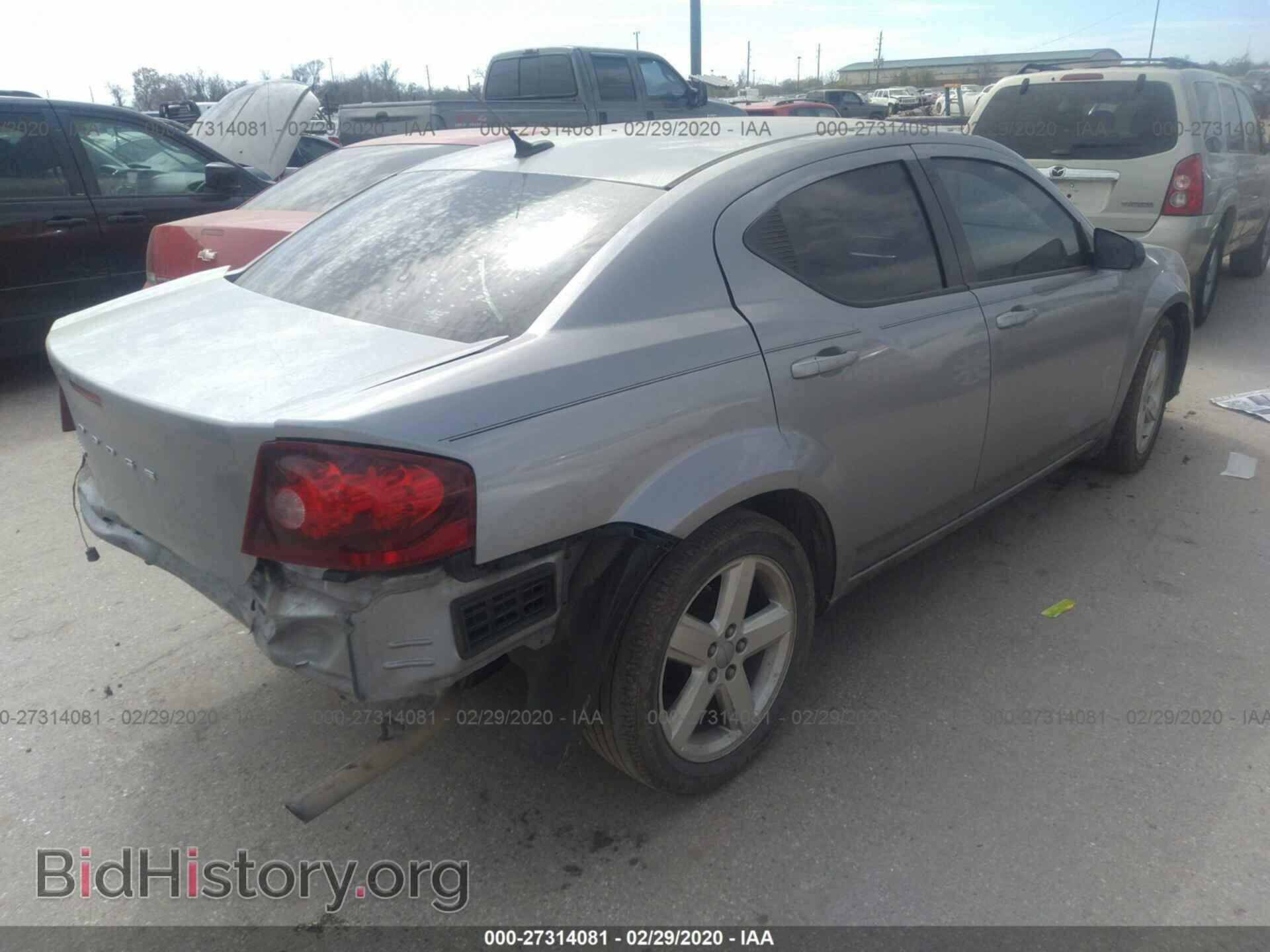 2013 DODGE AVENGER - VIN: 1C3CDZAB7DN664802 - Фото 4