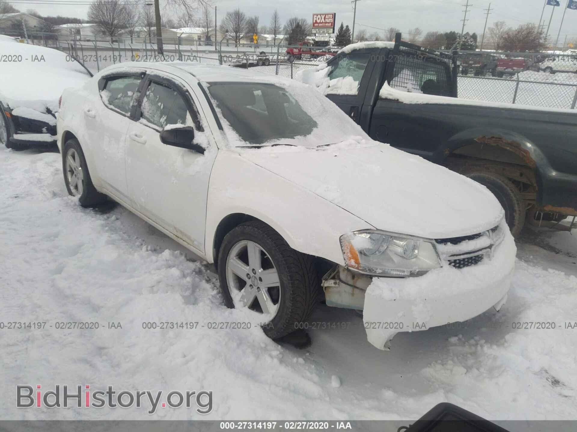Photo 1C3CDZAB8DN536150 - DODGE AVENGER 2013