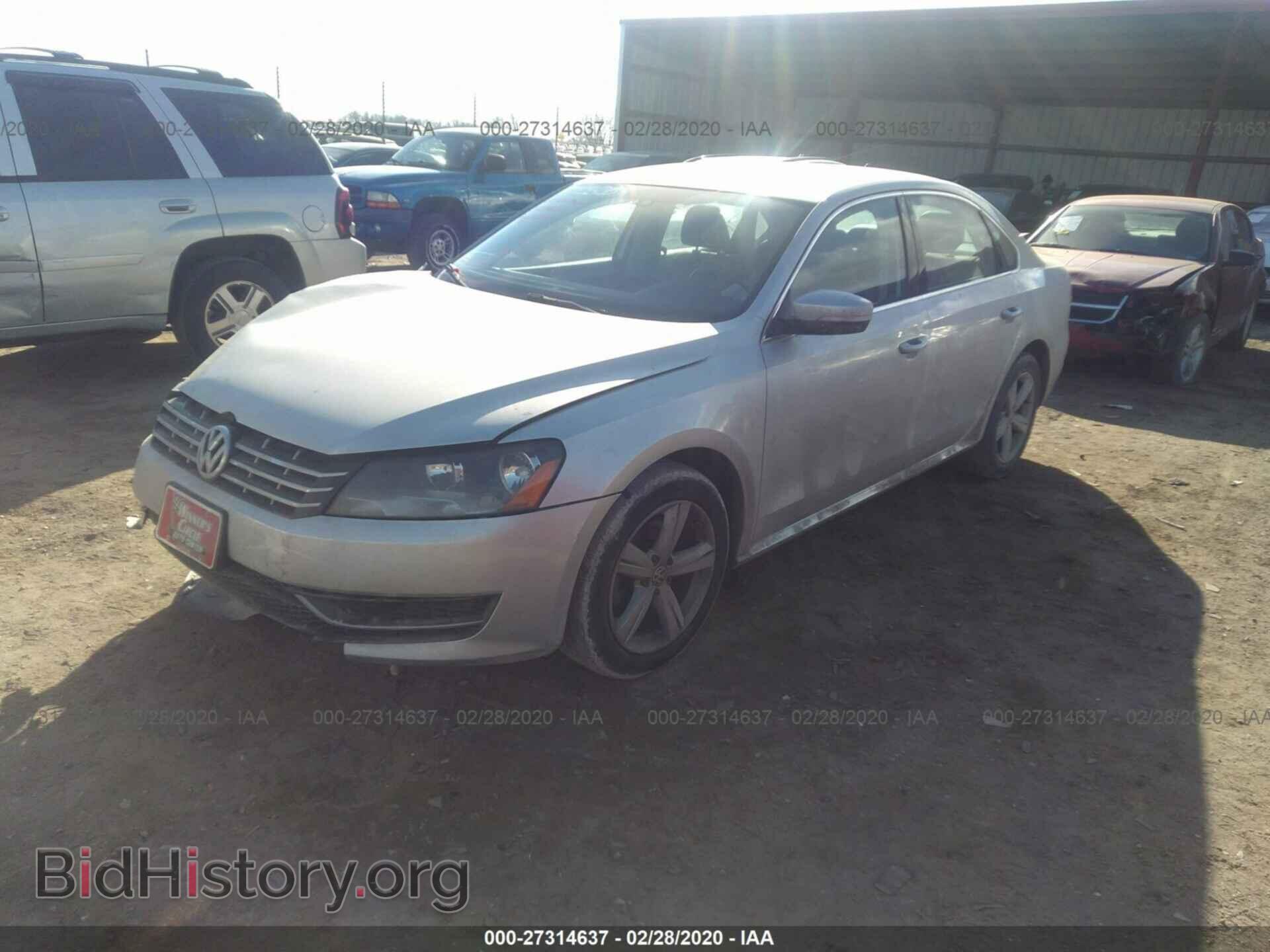 2013 VOLKSWAGEN PASSAT - VIN: 1VWBN7A35DC057355 - Фото 2