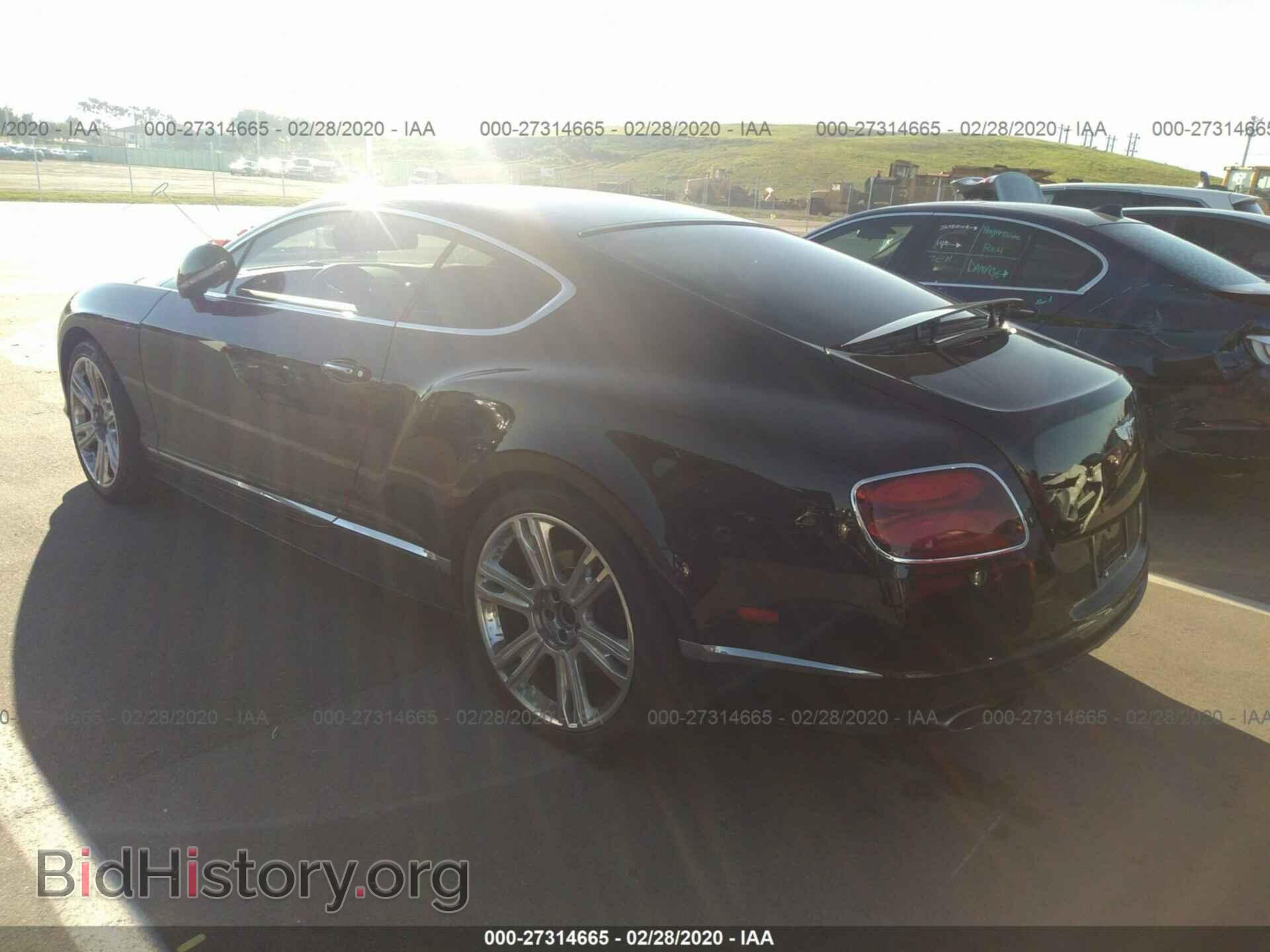 2014 BENTLEY CONTINENTAL - VIN: SCBFH7ZA3EC040945 - Фото 3