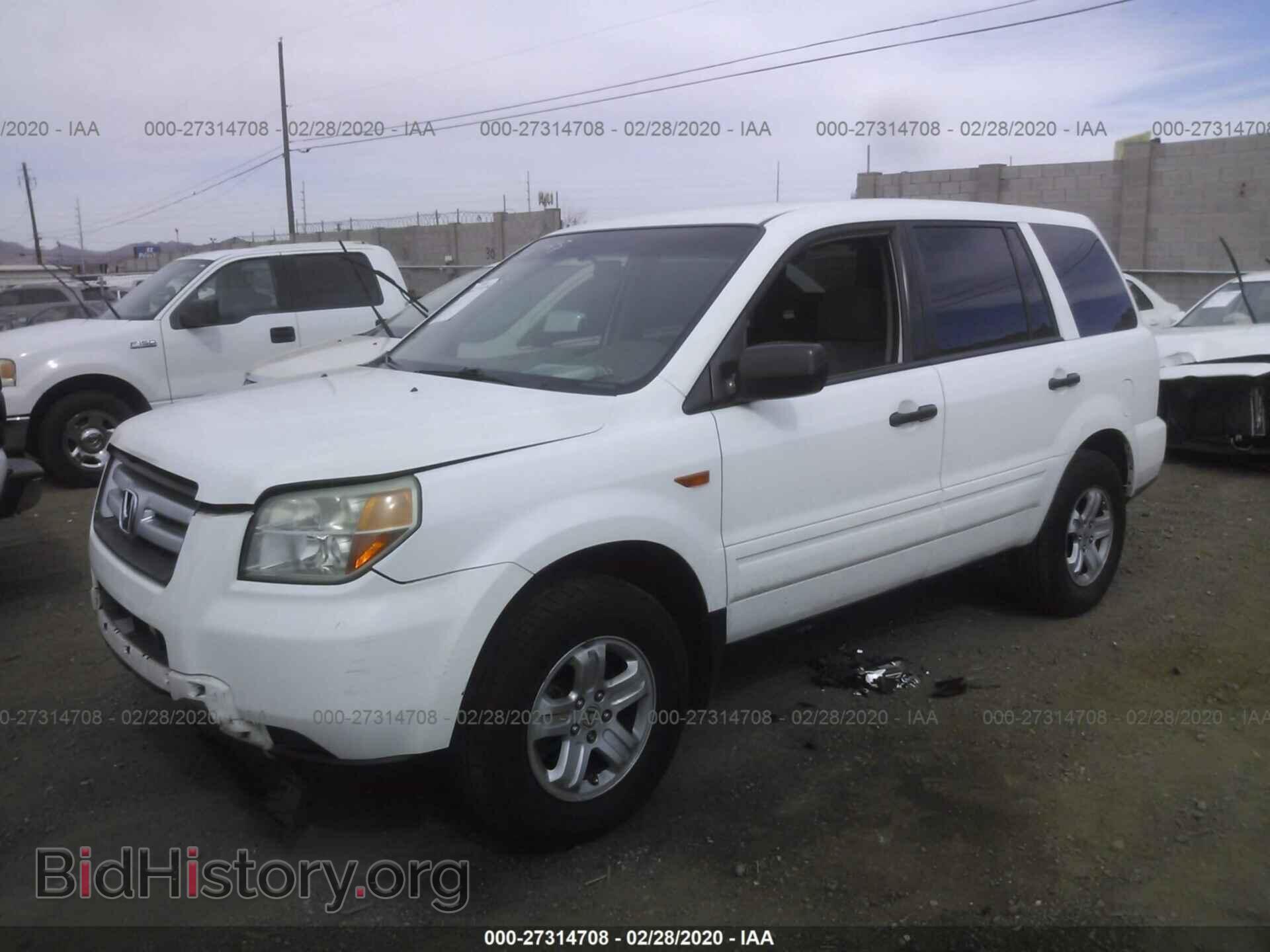 2006 HONDA PILOT - VIN: 2HKYF181X6H513465 - Фото 2