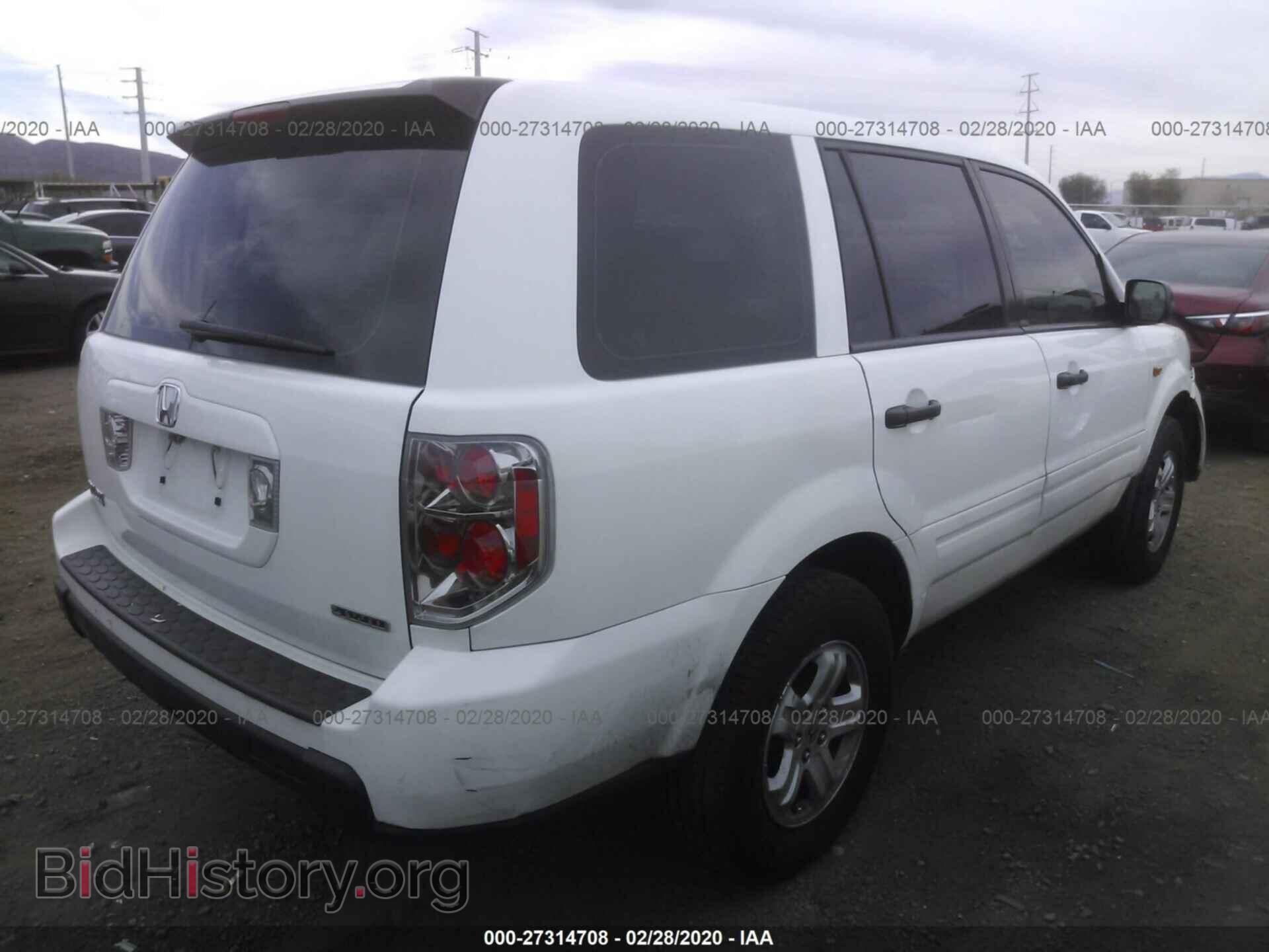 2006 HONDA PILOT - VIN: 2HKYF181X6H513465 - Фото 4