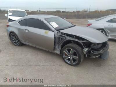 2017 Lexus RC 350, серебристый — VIN JTHHE5BC8H5017554, IAAI