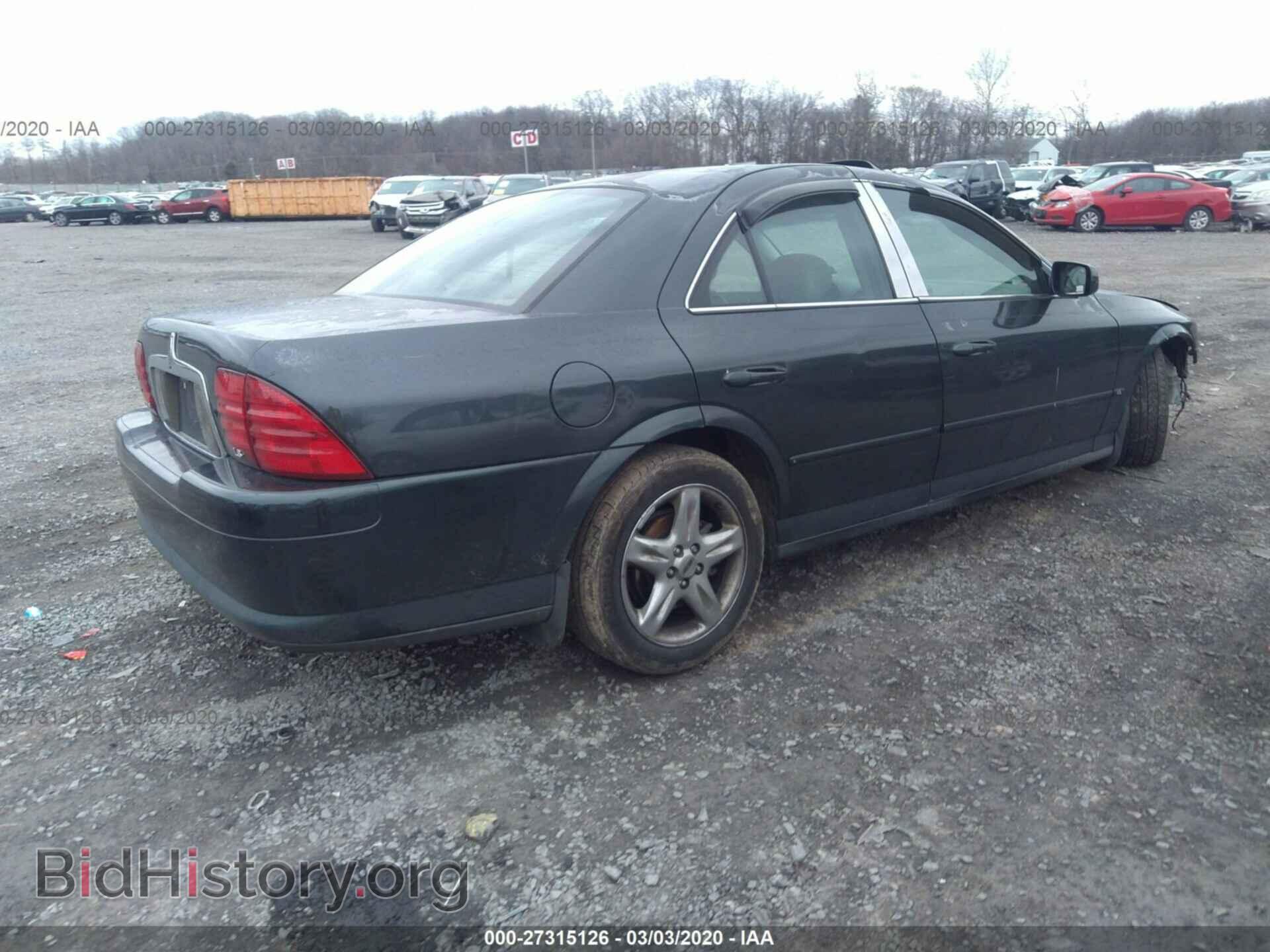 2000 LINCOLN LS - VIN: 1LNHM86S1YY910702 - Фото 4