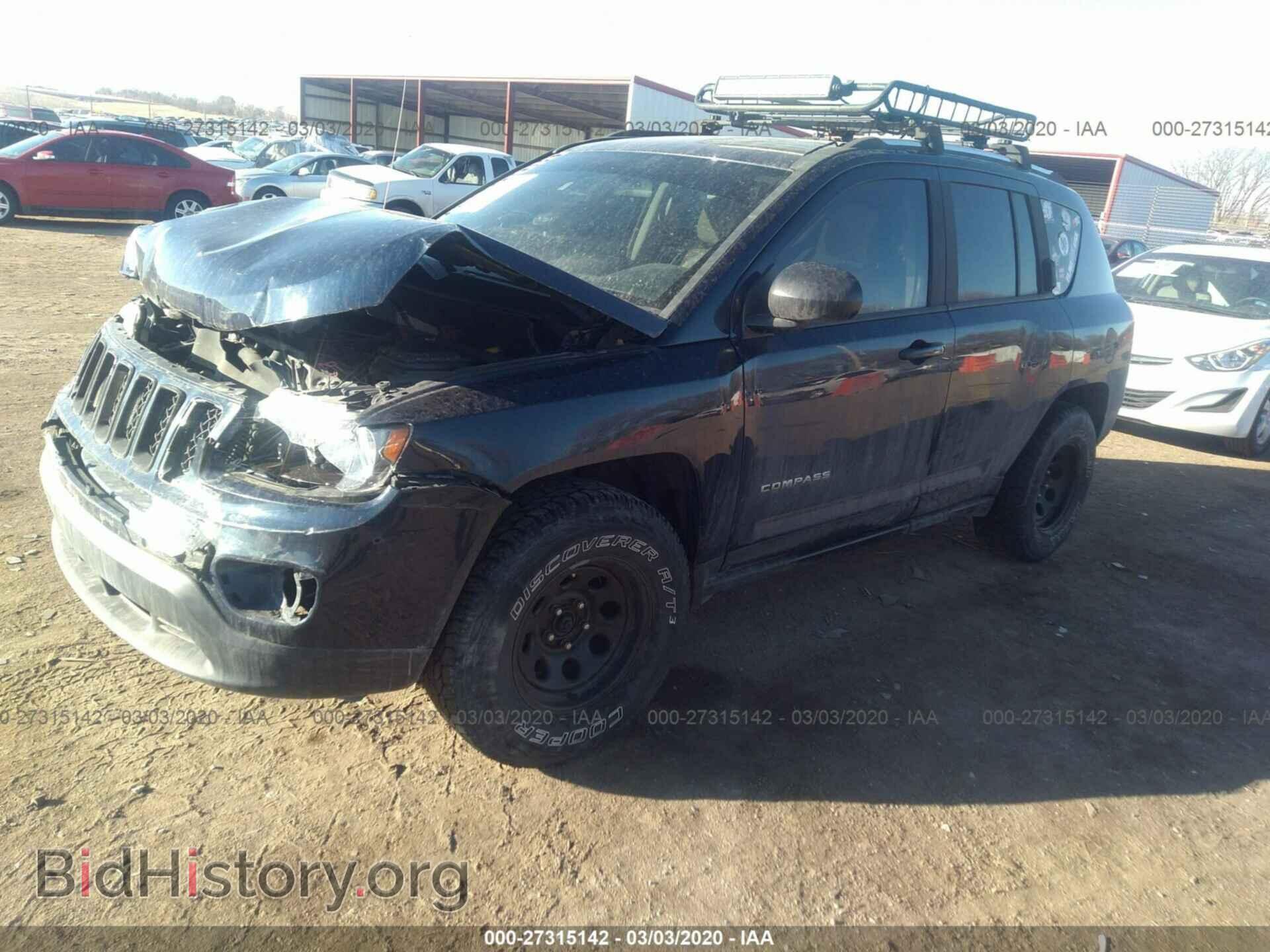 2014 JEEP COMPASS - VIN: 1C4NJCBA2ED619466 - Фото 2