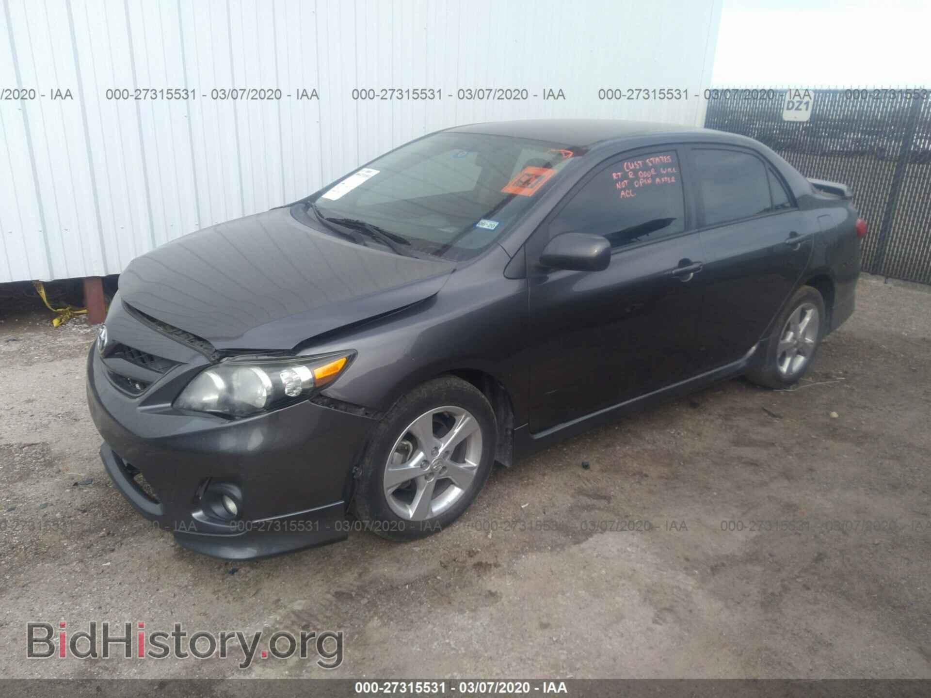 2013 TOYOTA COROLLA - VIN: 5YFBU4EE1DP129627 - Фото 2