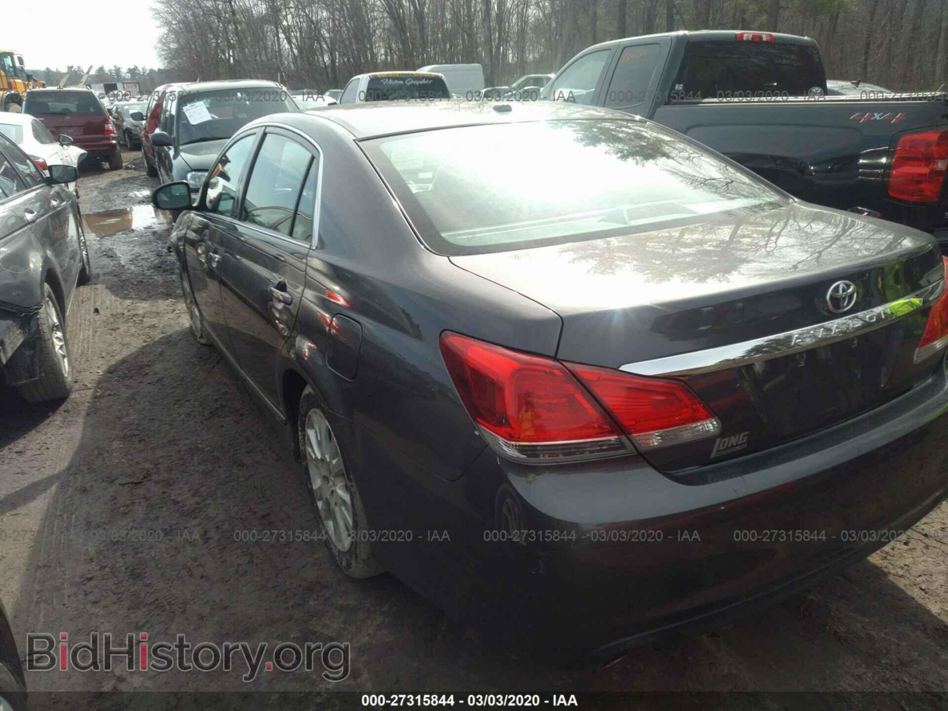 2012 TOYOTA AVALON - VIN: 4T1BK3DB6CU451099 - Фото 3