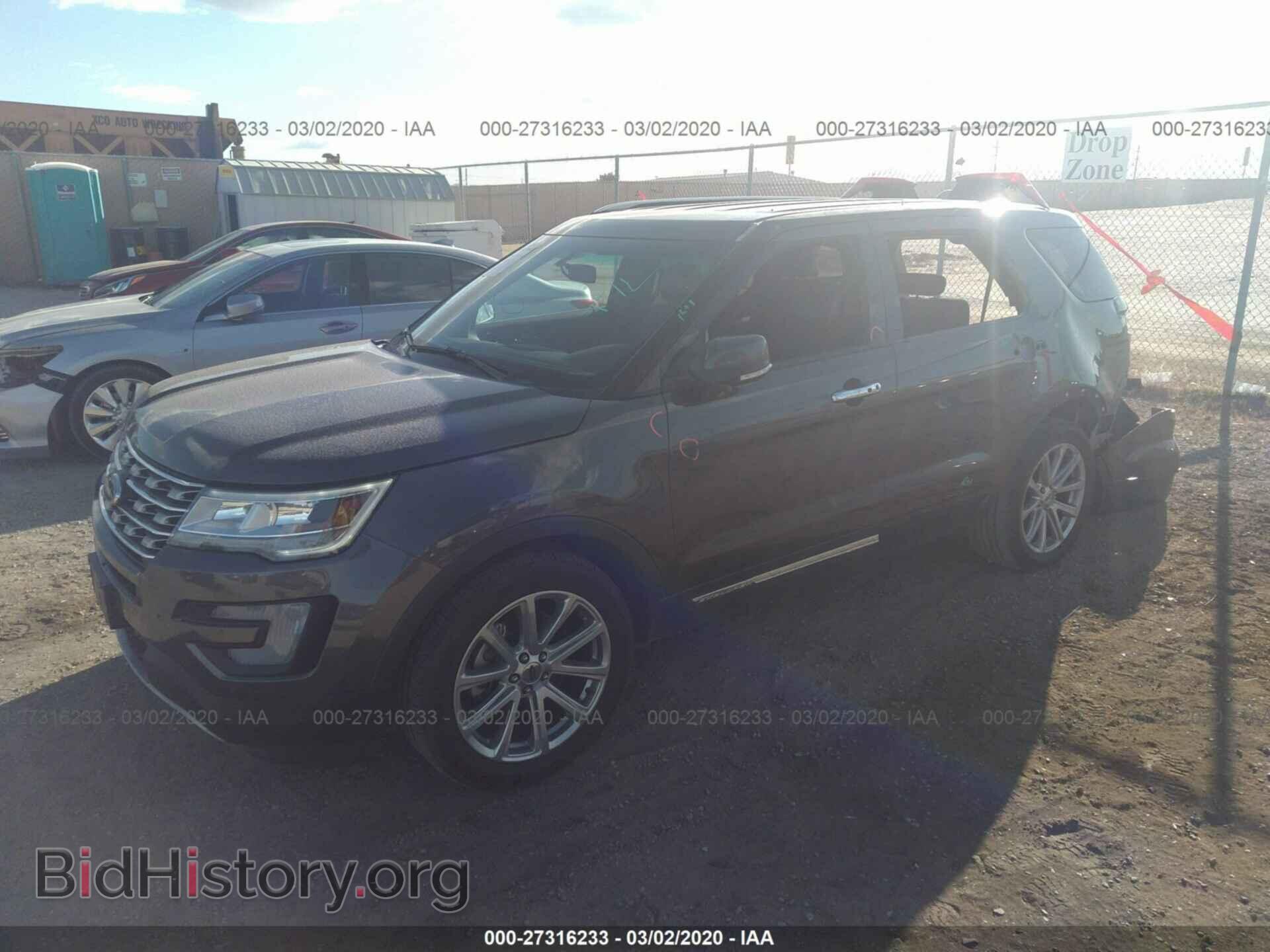2016 FORD EXPLORER - VIN: 1FM5K7FH0GGB75786 - Фото 2