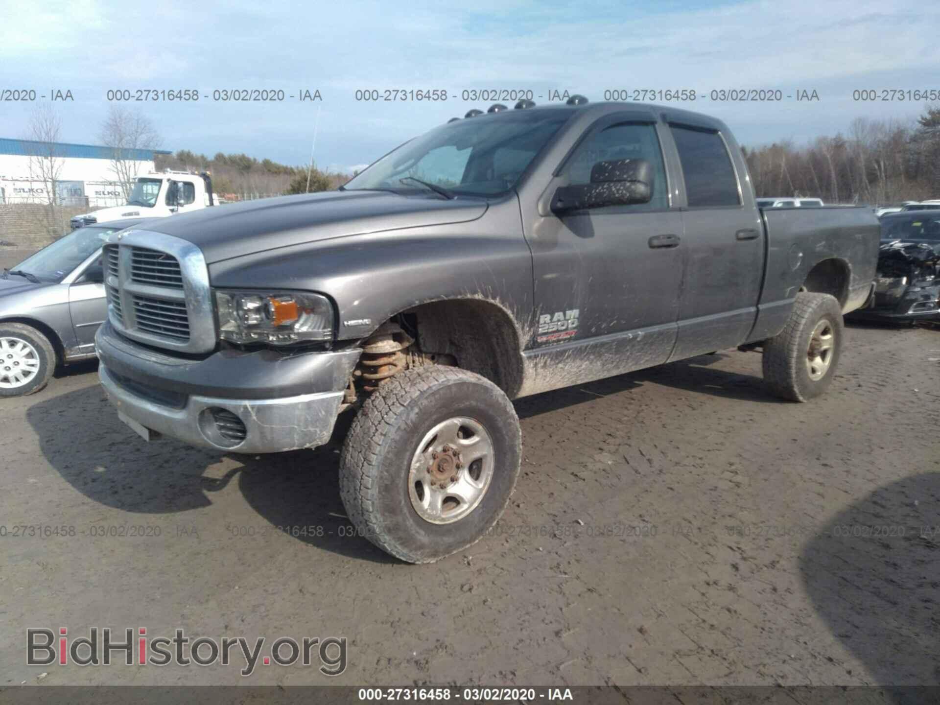 2004 DODGE RAM 2500 - VIN: 3D7KU28DX4G220835 - Фото 2