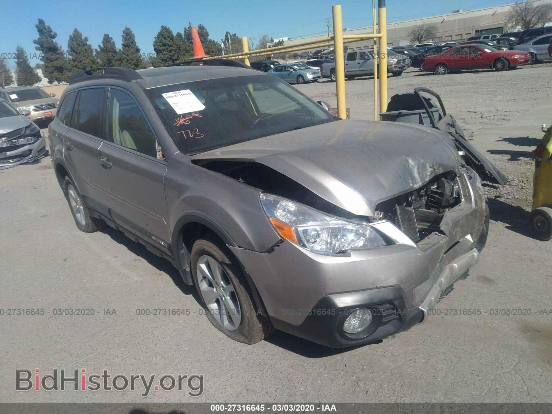 Фотография 4S4BRBLC9E3227060 - SUBARU OUTBACK 2014