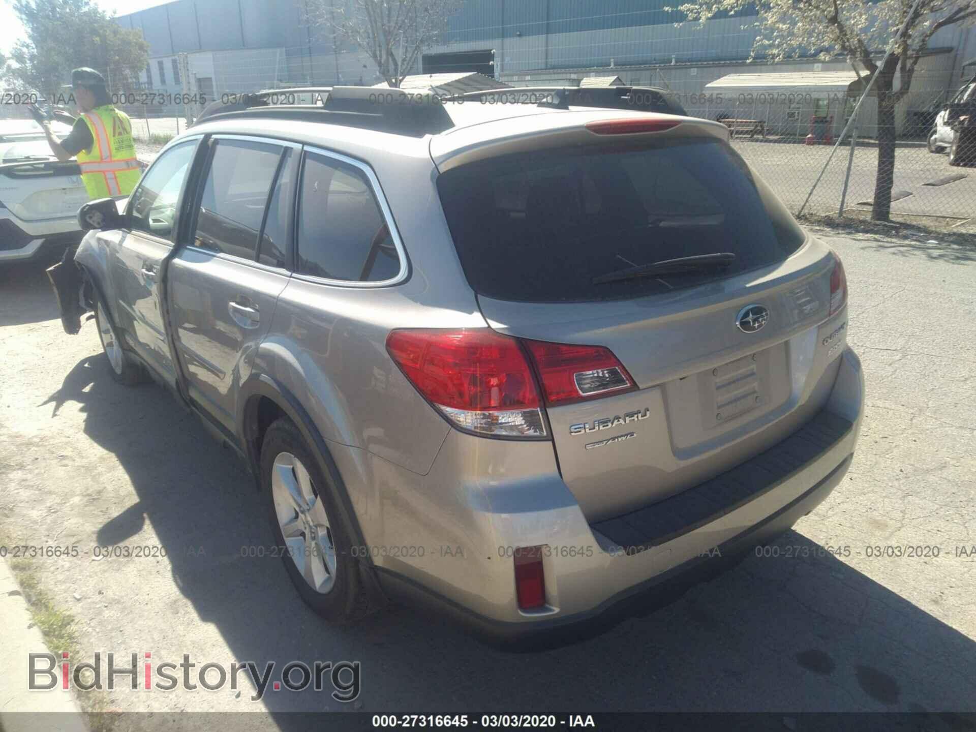 2014 SUBARU OUTBACK - VIN: 4S4BRBLC9E3227060 - Фото 3