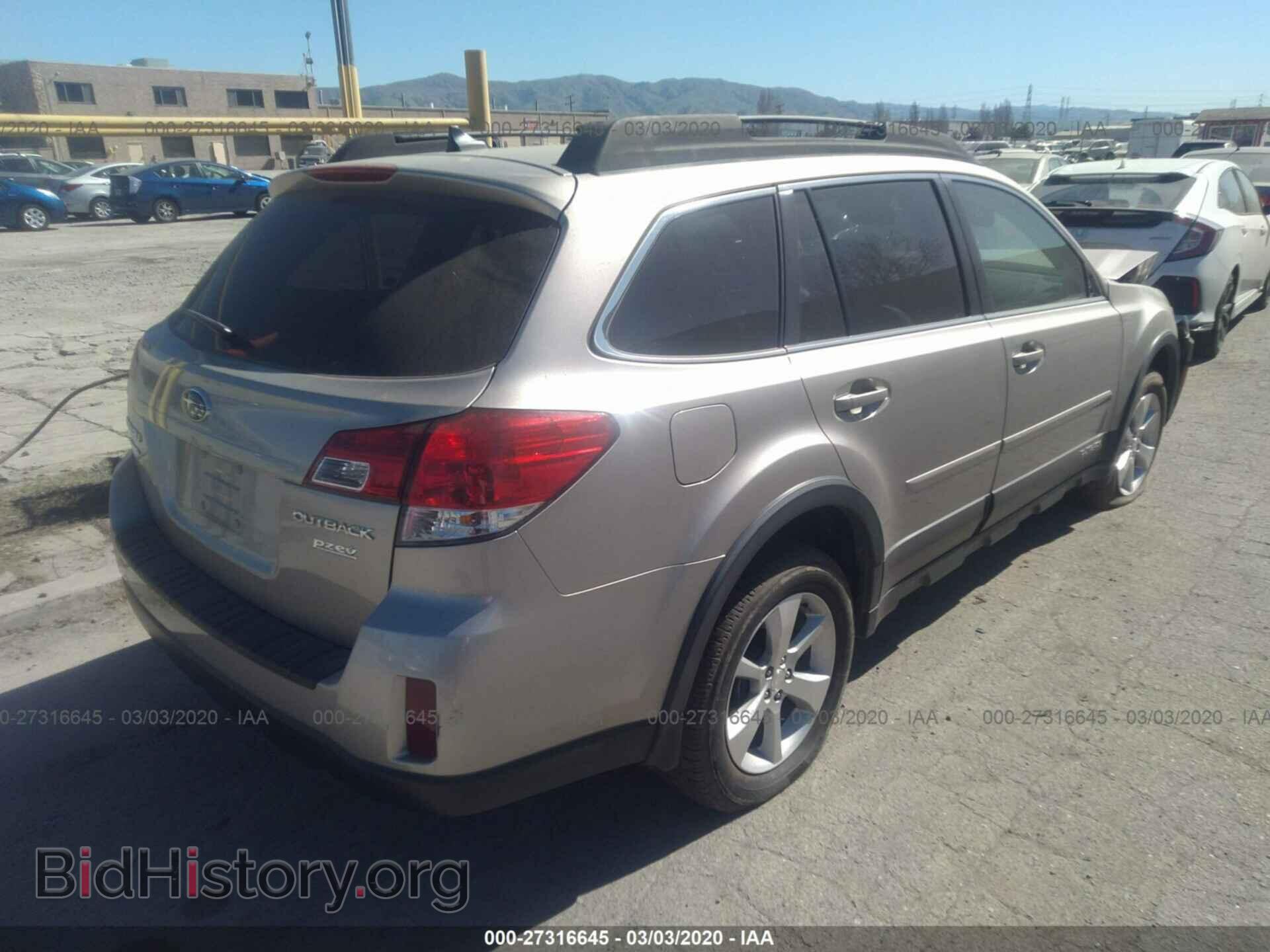 2014 SUBARU OUTBACK - VIN: 4S4BRBLC9E3227060 - Фото 4