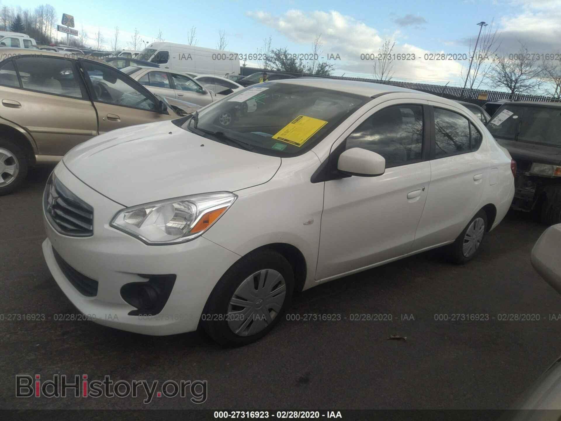 2017 MITSUBISHI MIRAGE - VIN: ML32F3FJ6HHF06444 - Фото 2