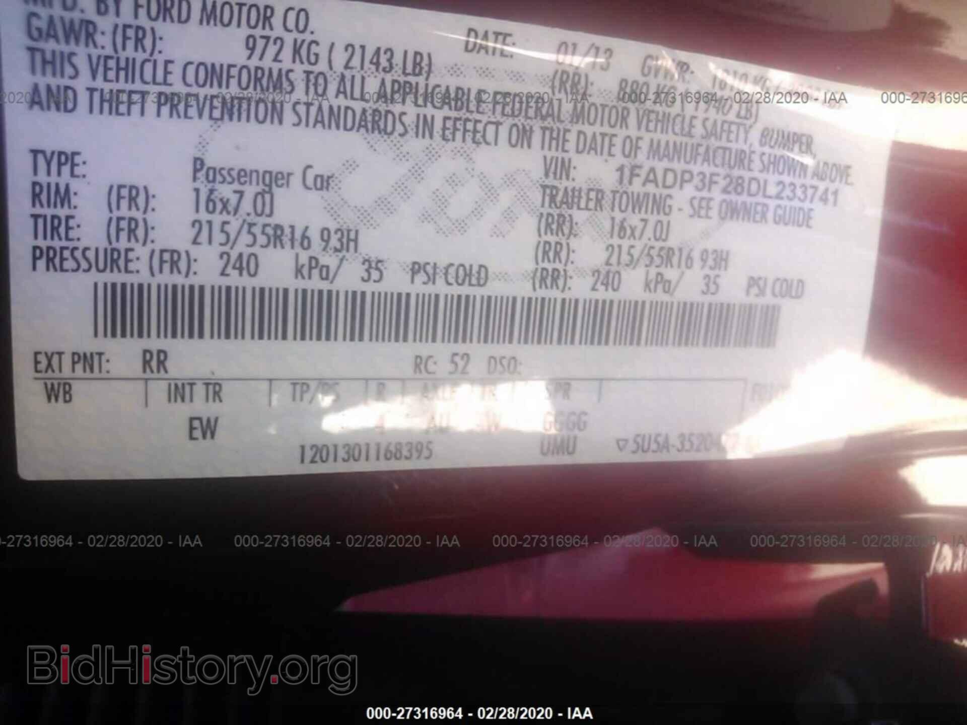 2013 FORD FOCUS - VIN: 1FADP3F28DL233741 - Photo 9