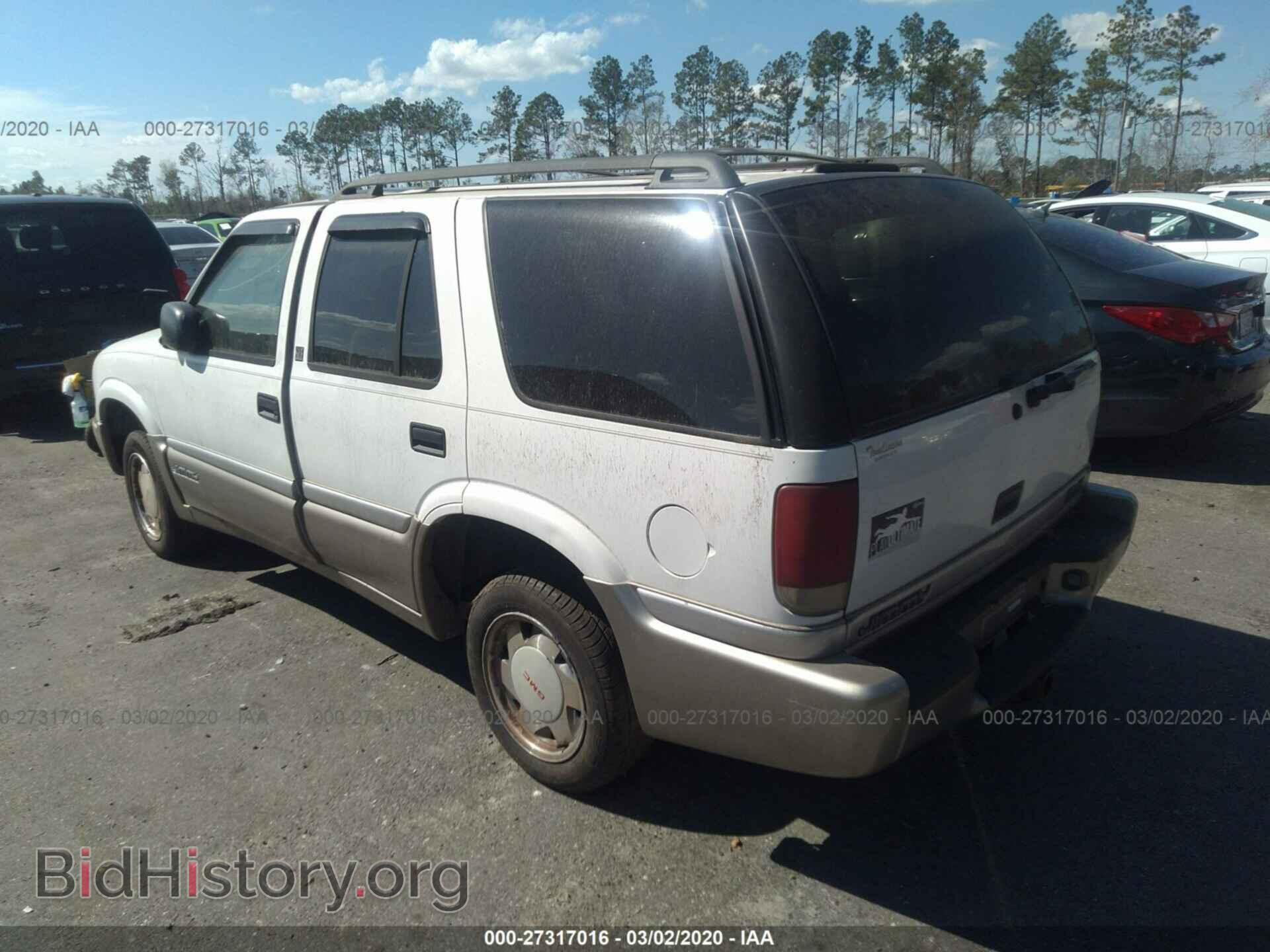 2001 GMC JIMMY - VIN: 1GKCS13W912155203 - Фото 3