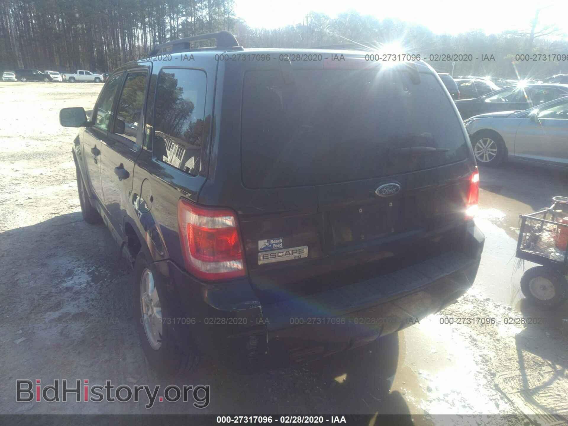 2009 FORD ESCAPE - VIN: 1FMCU03779KB28811 - Photo 3