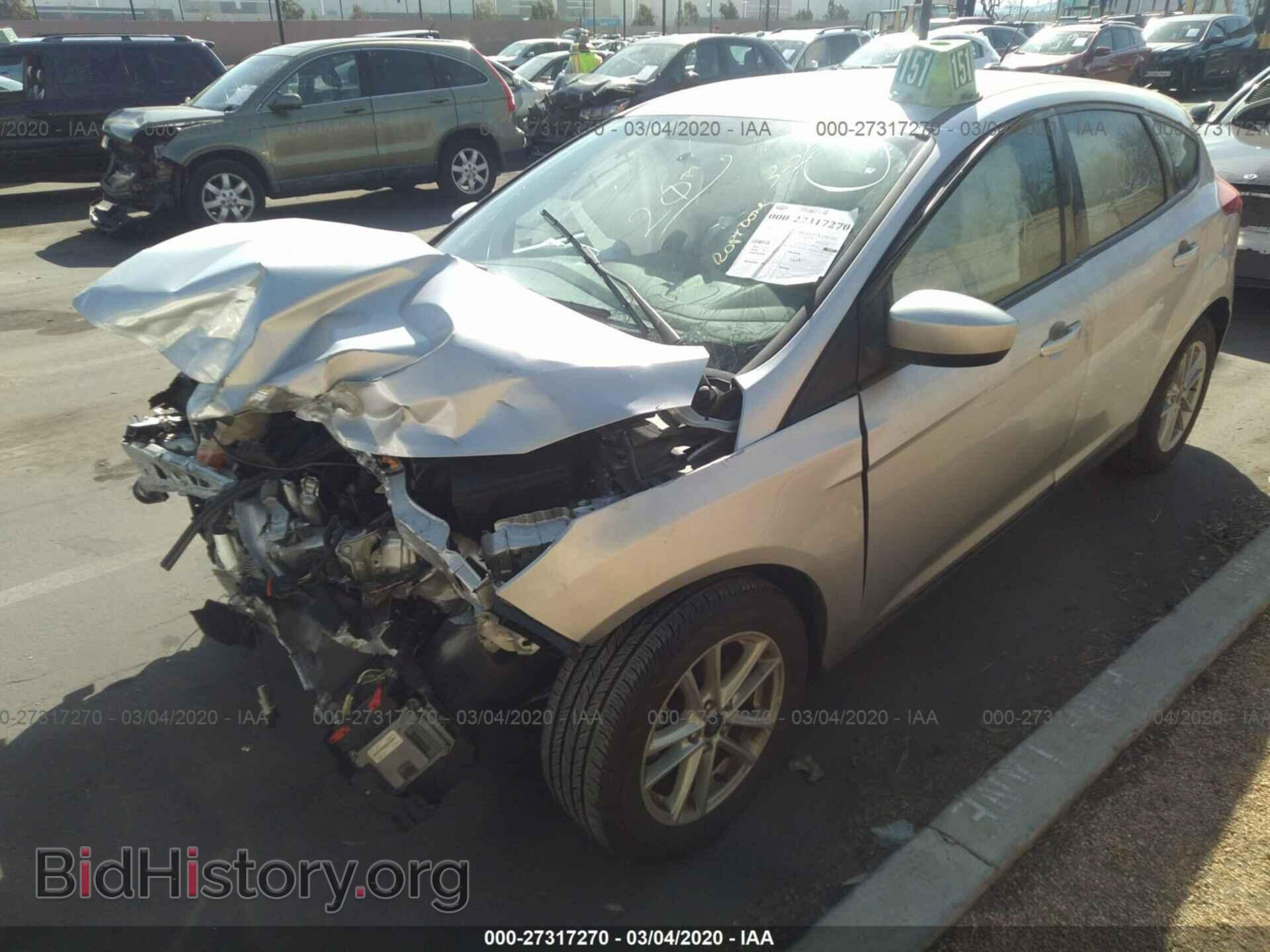 2018 FORD FOCUS - VIN: 1FADP3K20JL282837 - Фото 2
