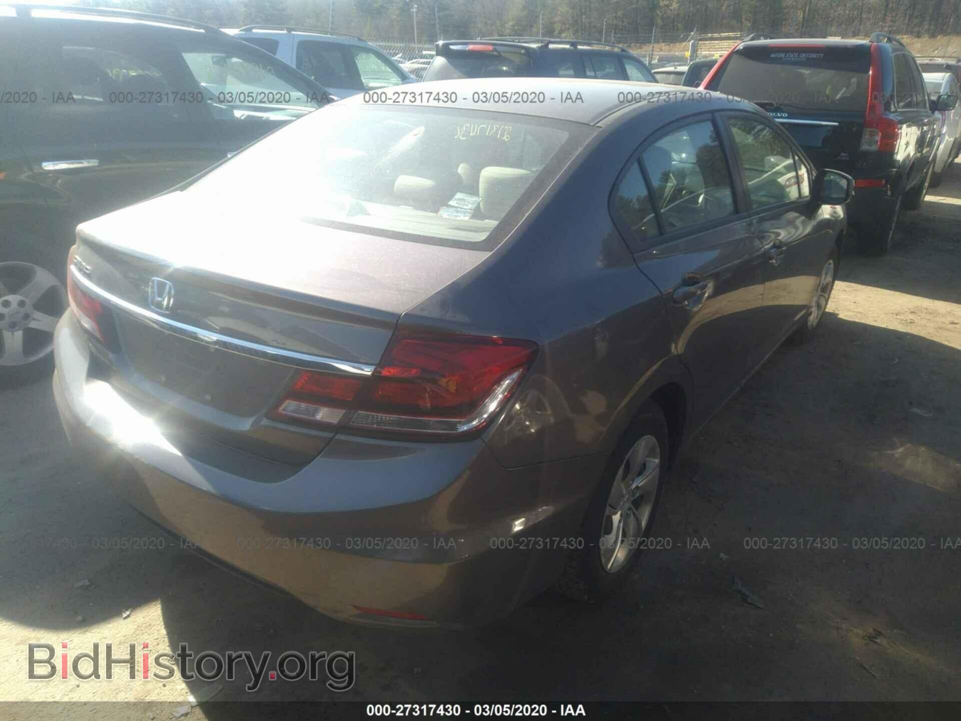 2013 HONDA CIVIC - VIN: 2HGFB2F51DH560289 - Фото 4