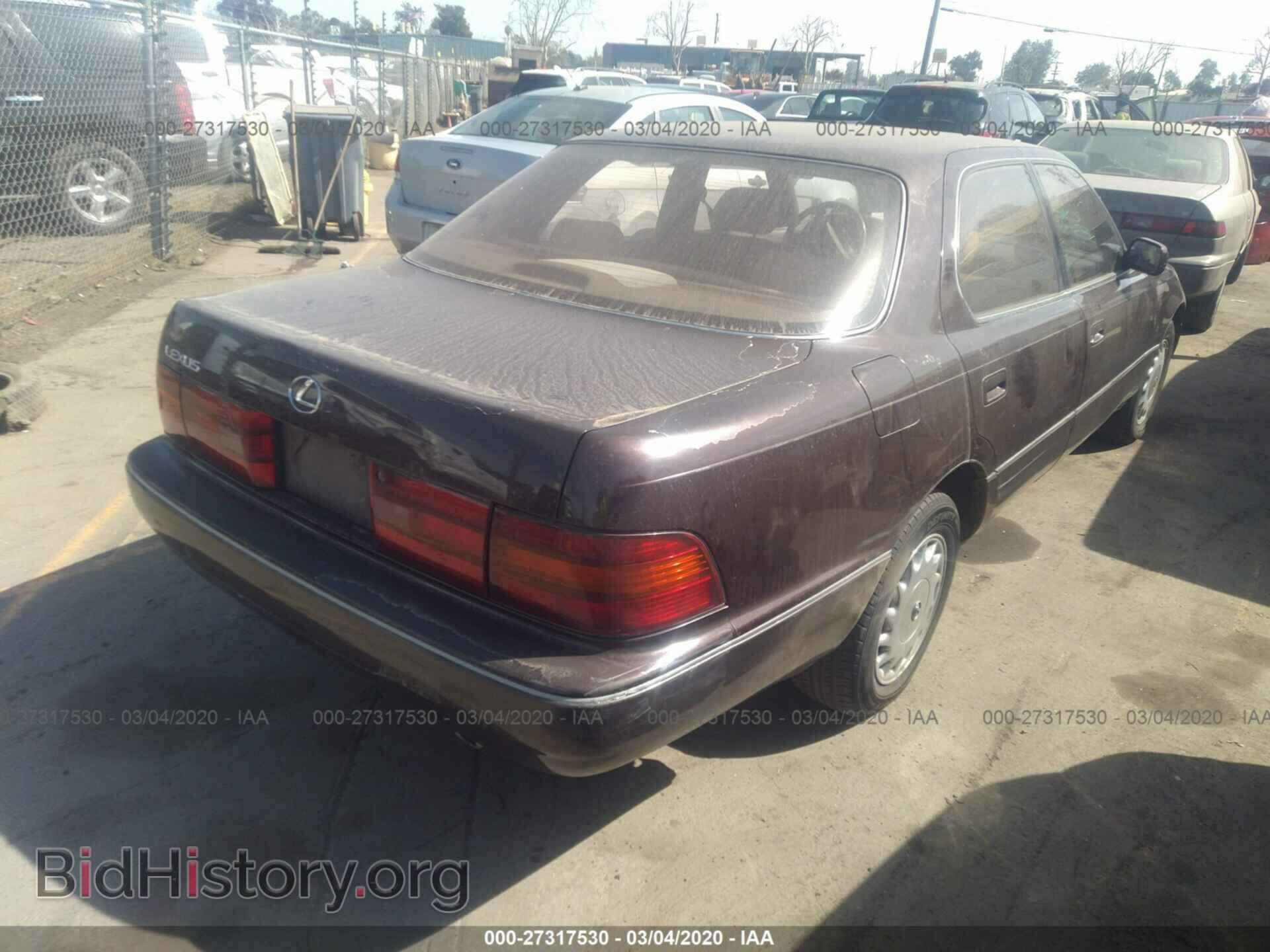 1990 LEXUS LS - VIN: JT8UF11E7L0044807 - Фото 4