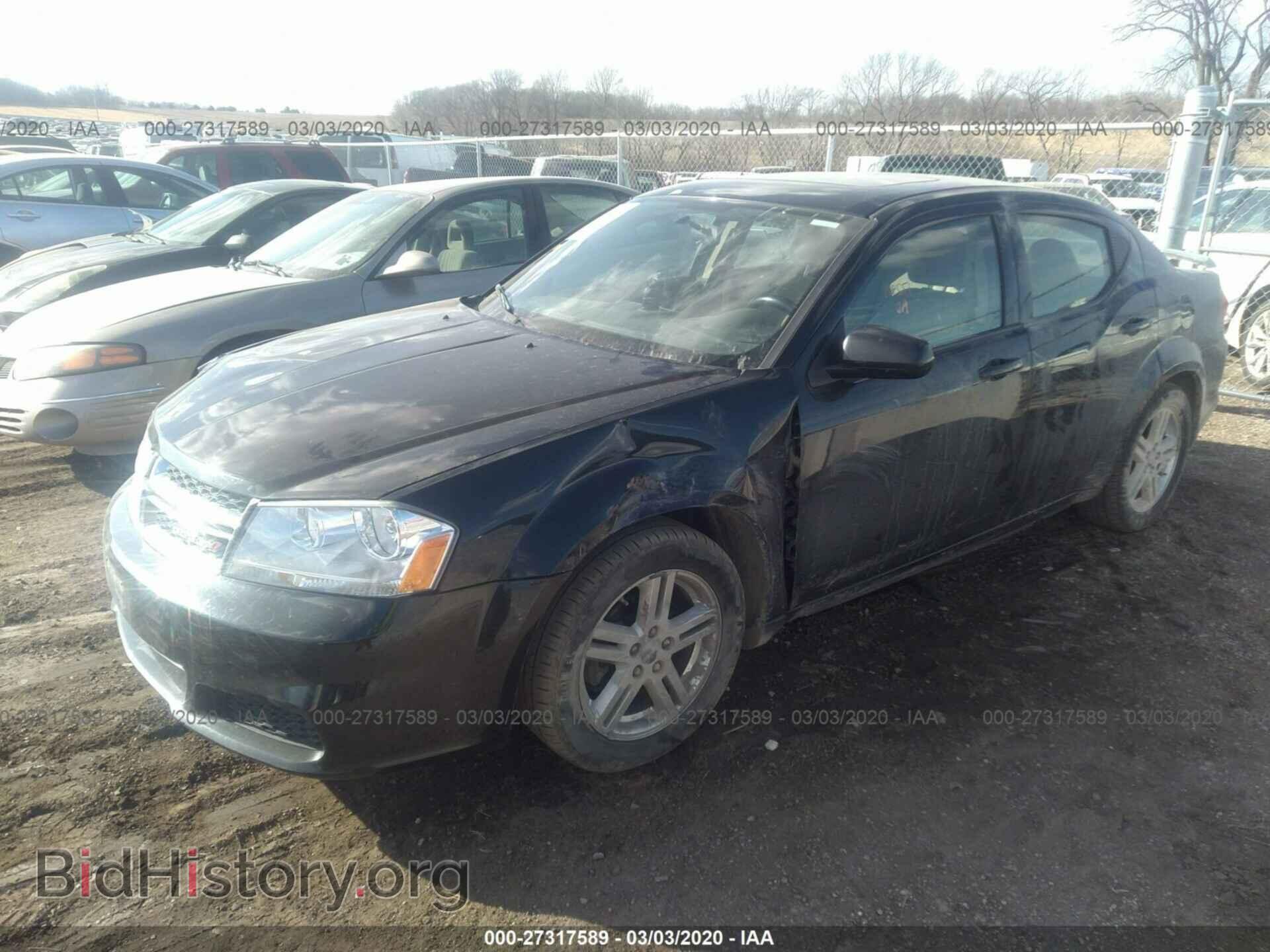 2011 DODGE AVENGER - VIN: 1B3BD1FBXBN501979 - Фото 2
