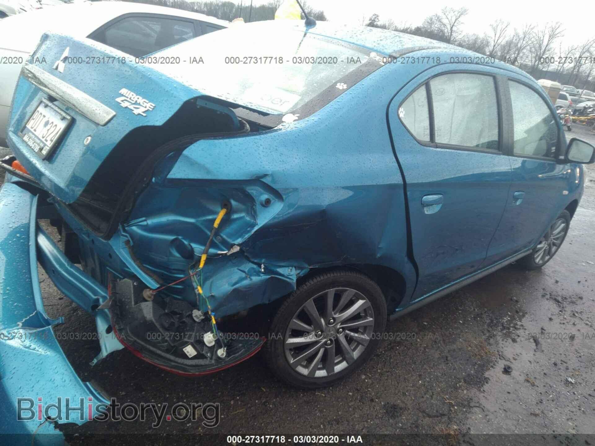 2019 MITSUBISHI MIRAGE - VIN: ML32F3FJ2KHF10465 - Фото 4