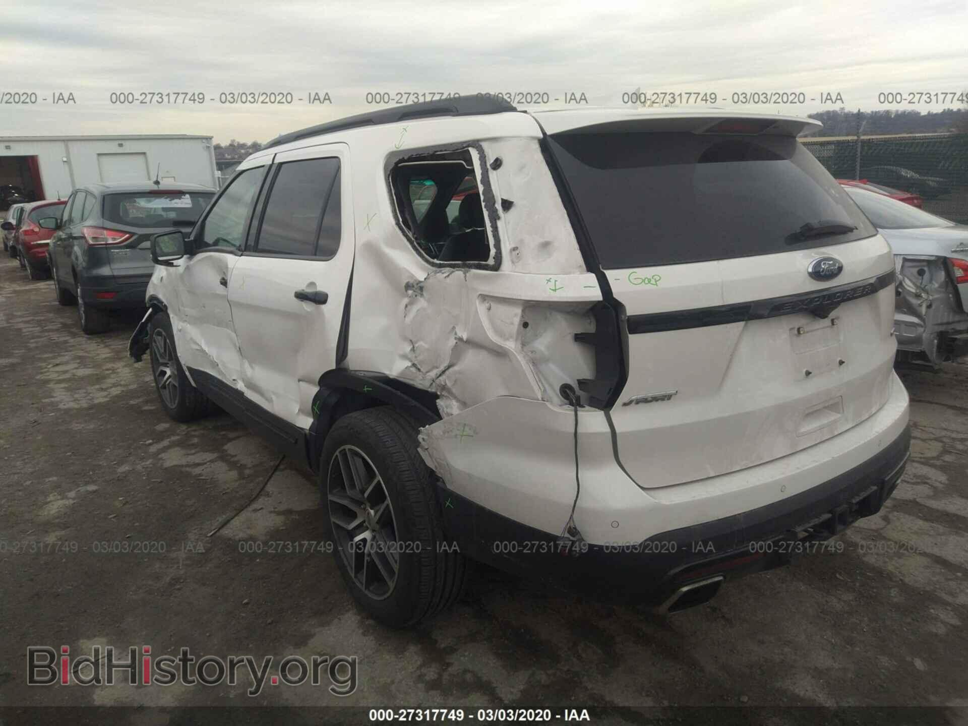2017 FORD EXPLORER - VIN: 1FM5K8GT2HGB68364 - Фото 3
