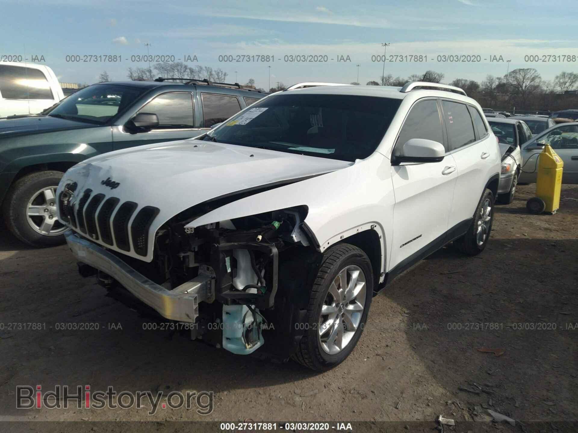 2016 JEEP CHEROKEE - VIN: 1C4PJLDB3GW290766 - Фото 2