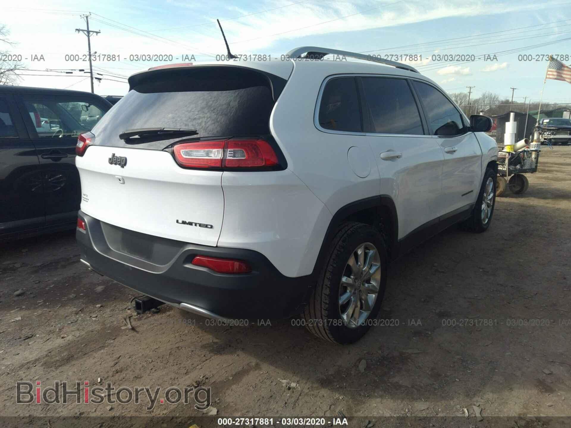 2016 JEEP CHEROKEE - VIN: 1C4PJLDB3GW290766 - Фото 4