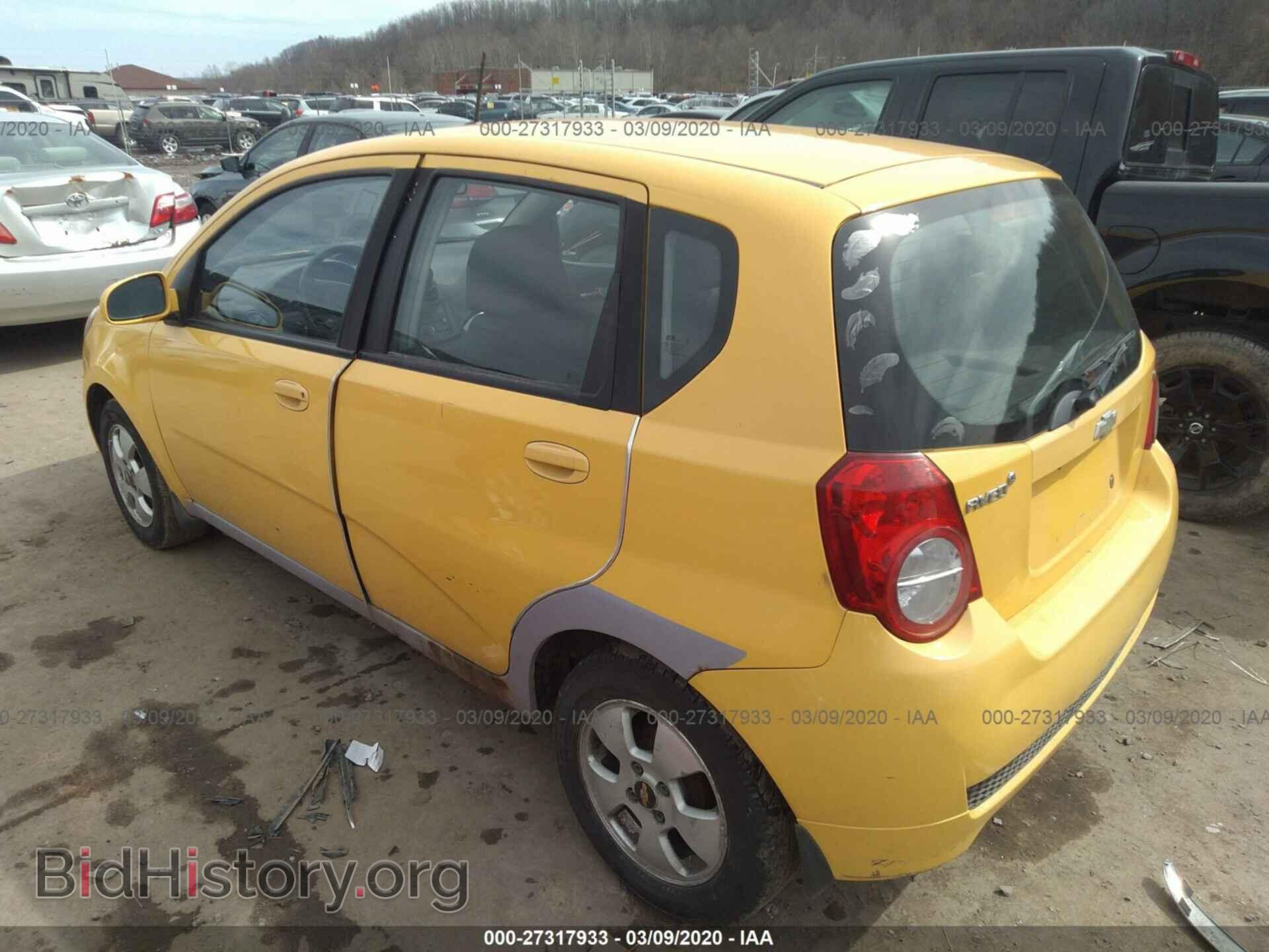 2009 CHEVROLET AVEO - VIN: KL1TD66E59B644478 - Фото 3