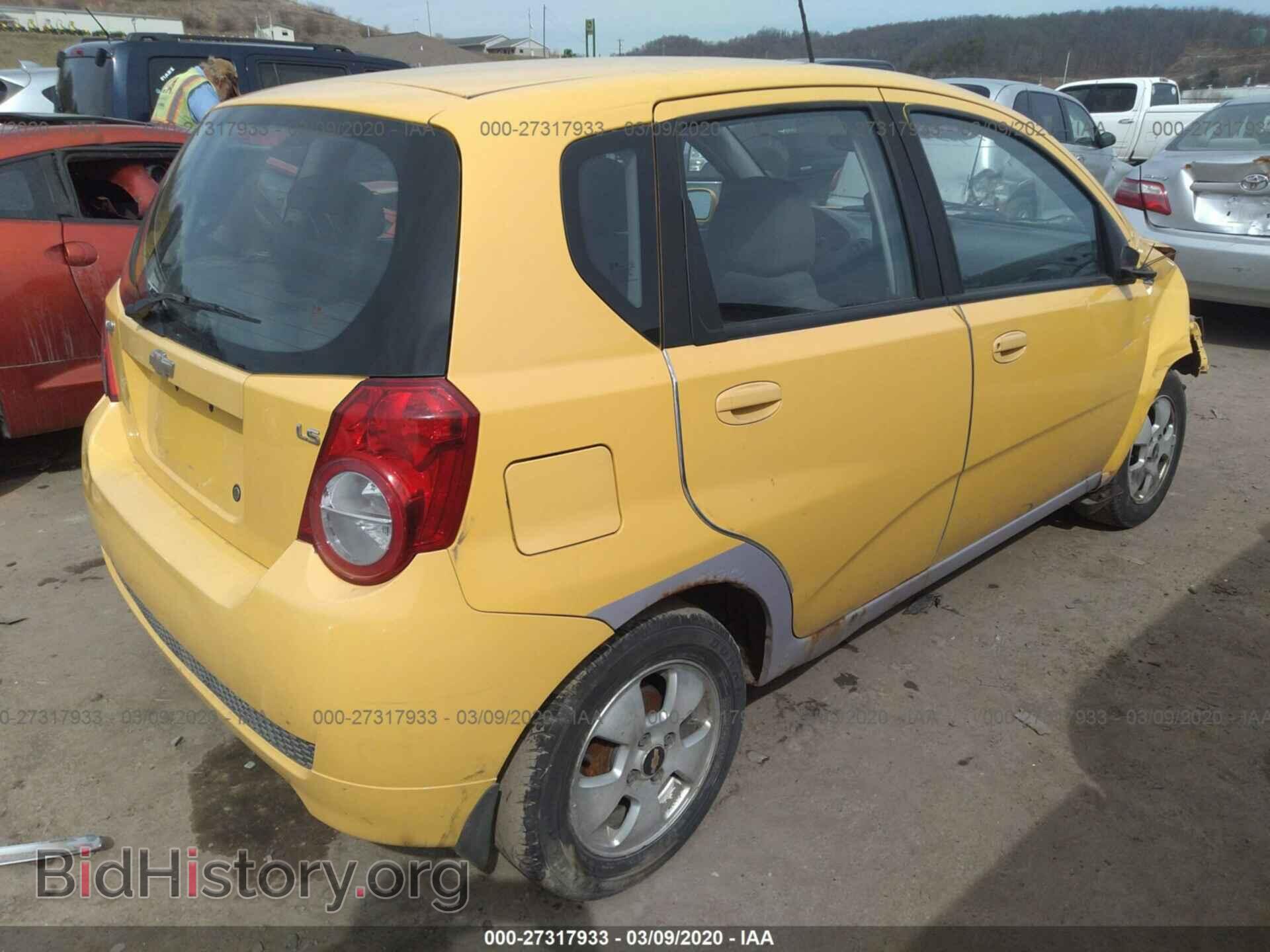 2009 CHEVROLET AVEO - VIN: KL1TD66E59B644478 - Фото 4