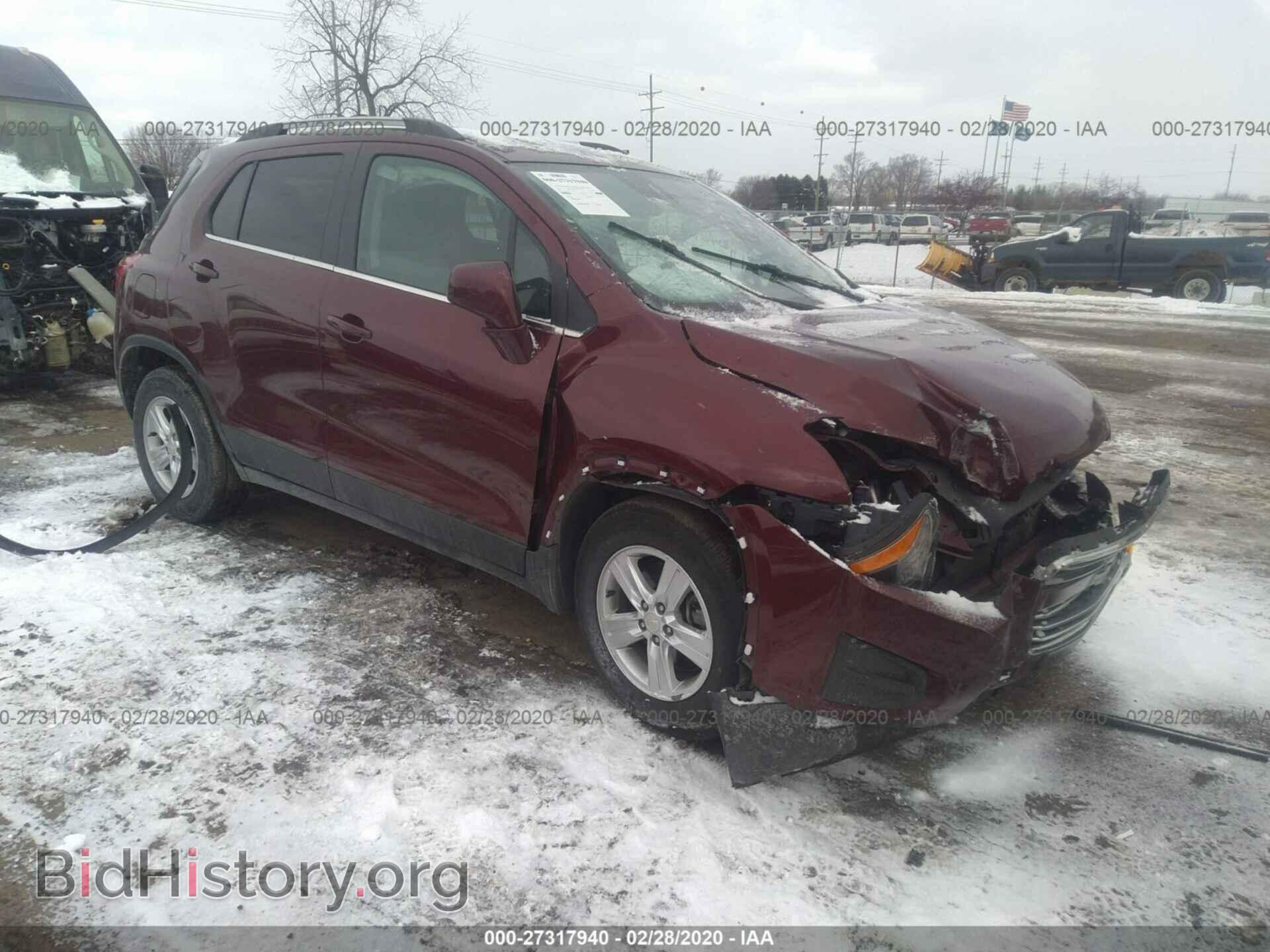 Photo 3GNCJLSB6GL172418 - CHEVROLET TRAX 2016