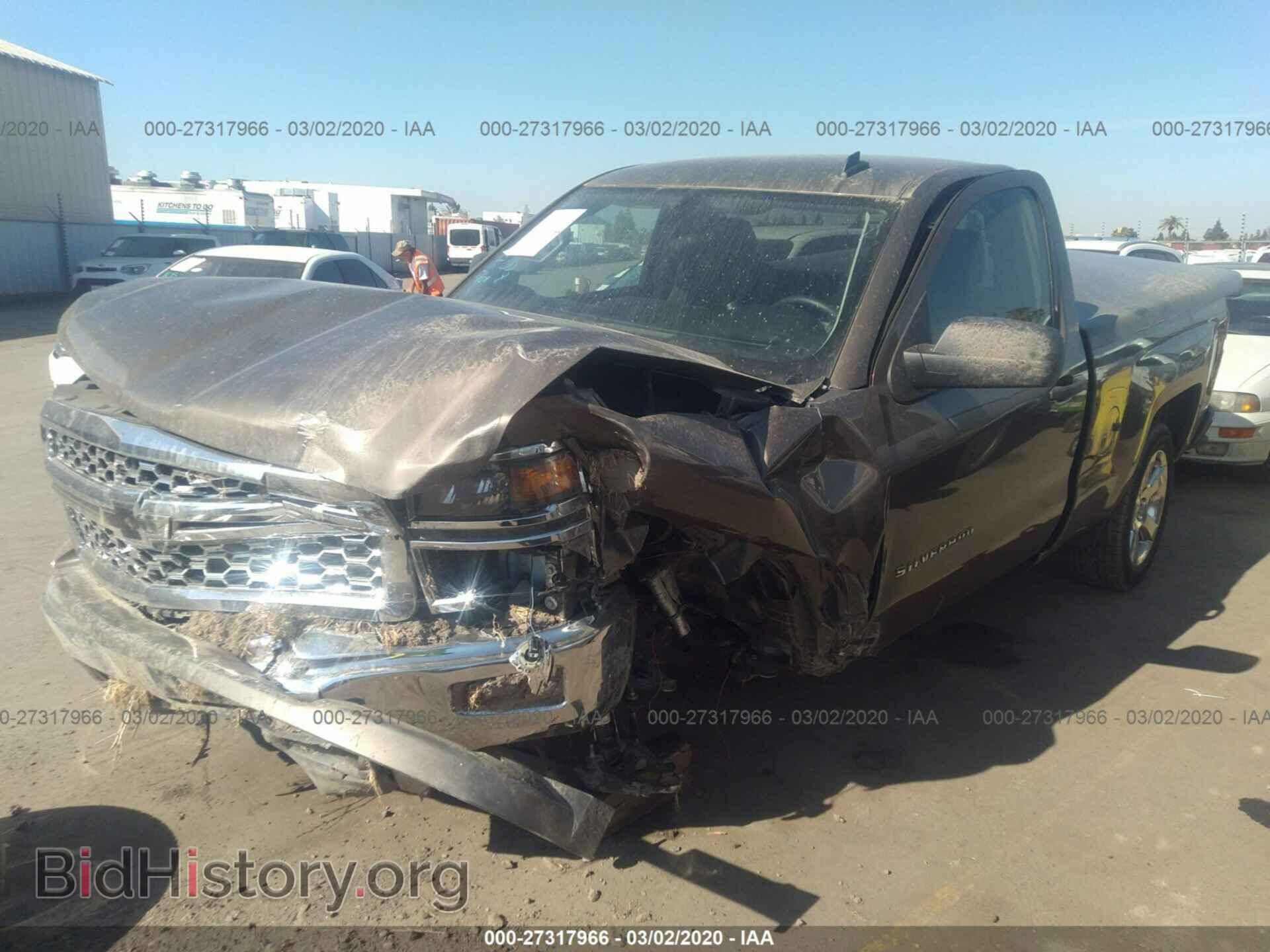 2014 CHEVROLET SILVERADO - VIN: 1GCNCREC6EZ407666 - Фото 2