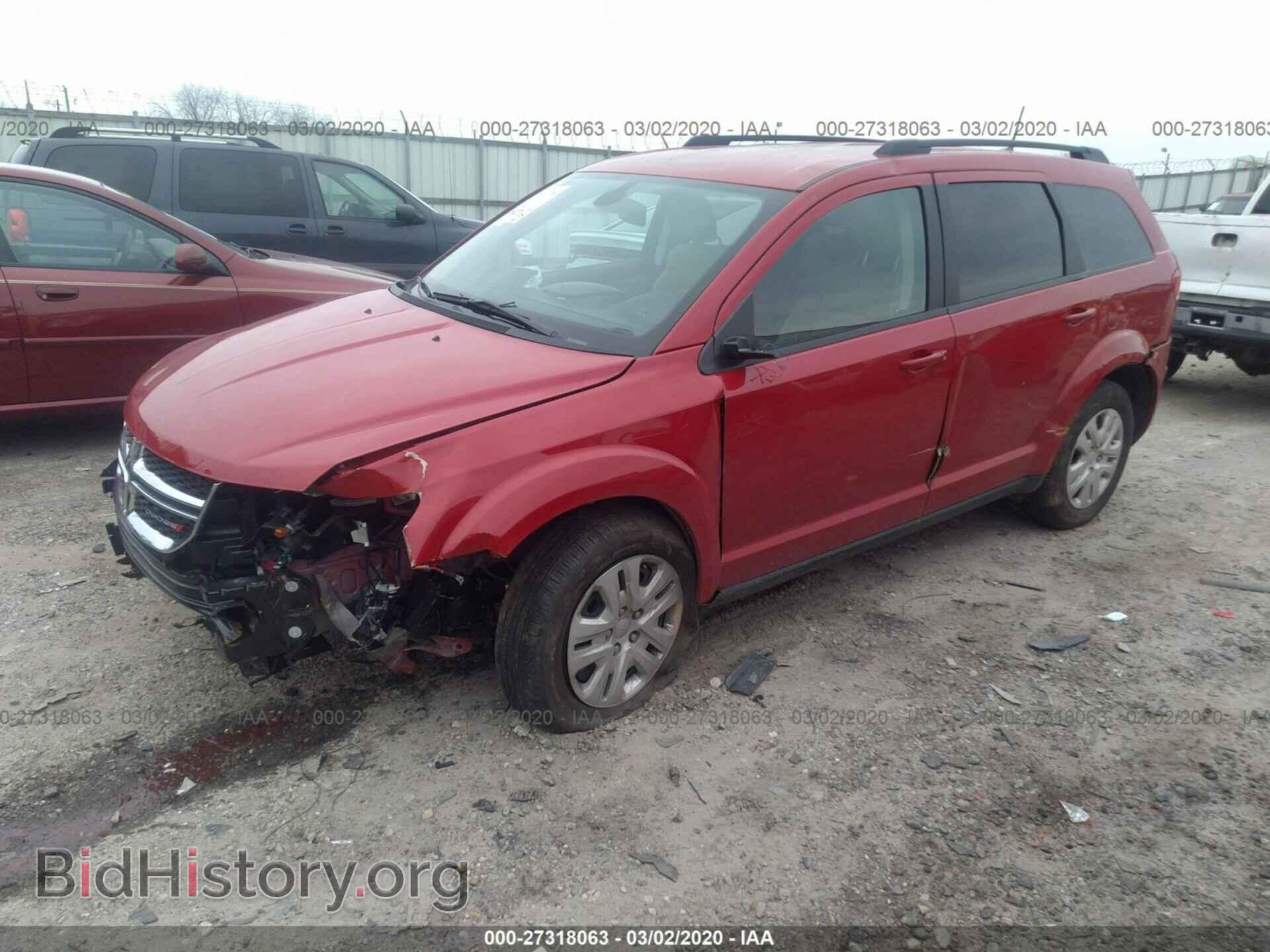 2018 DODGE JOURNEY - VIN: 3C4PDCAB9JT527009 - Фото 2