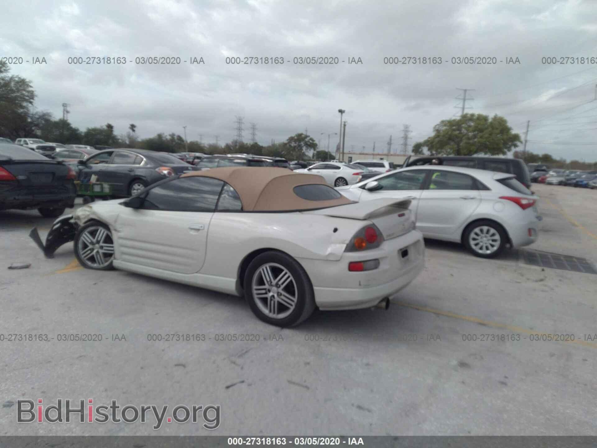 2004 MITSUBISHI ECLIPSE - VIN: 4A3AE55H94E126476 - Фото 3